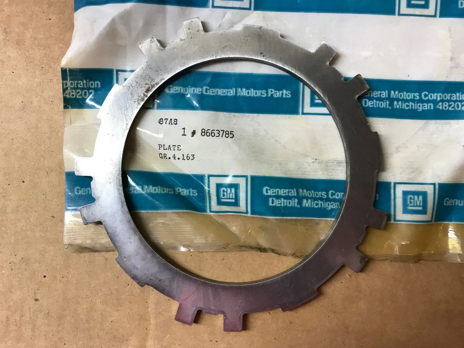 1996-2002 Camaro/Firebird Forward Clutch Apply Plate MPN 8663785 image 4