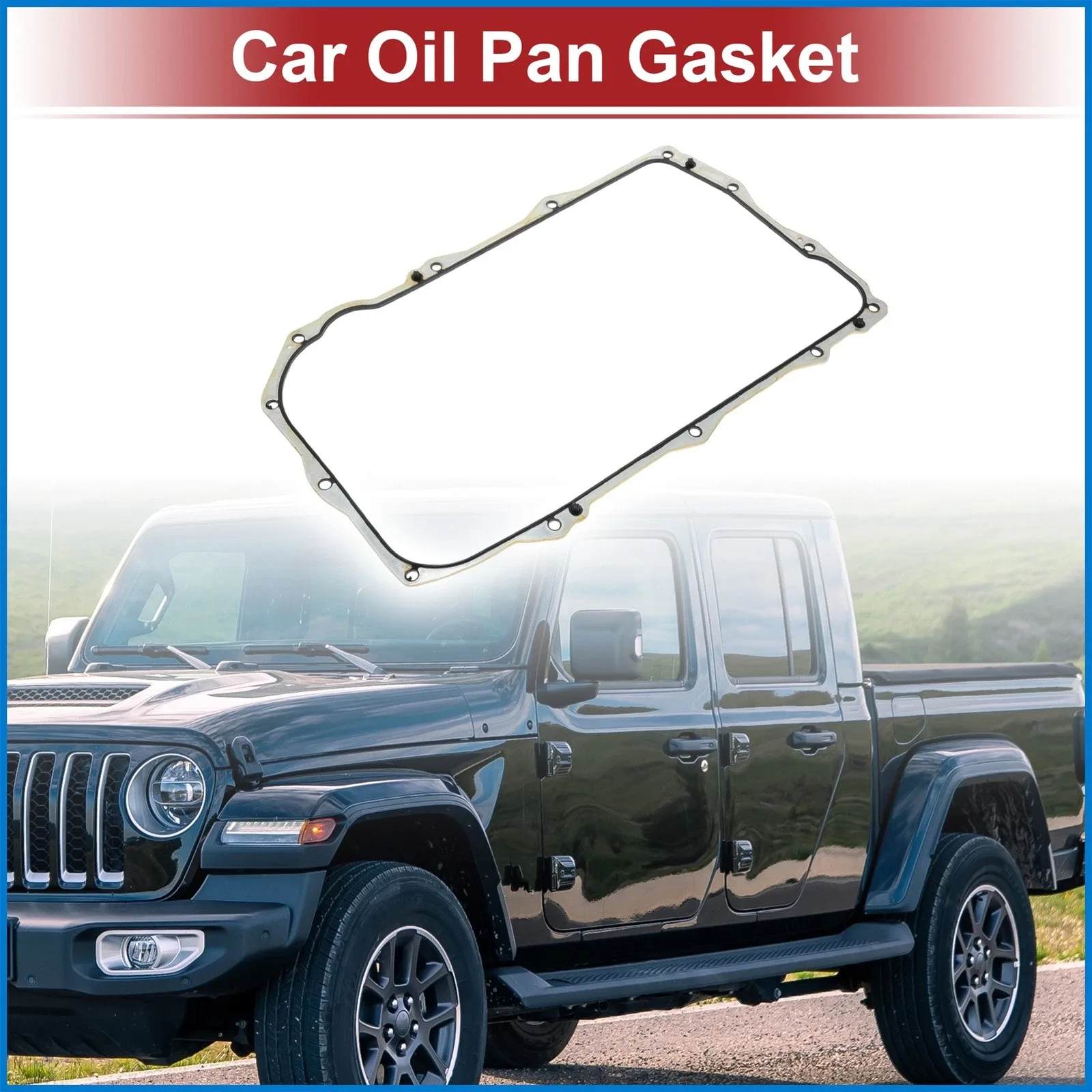 68362042AA Oil Pan Gasket for Jeep Wrangler 18-24 fit for Jeep Gladiator 20-24 image 2