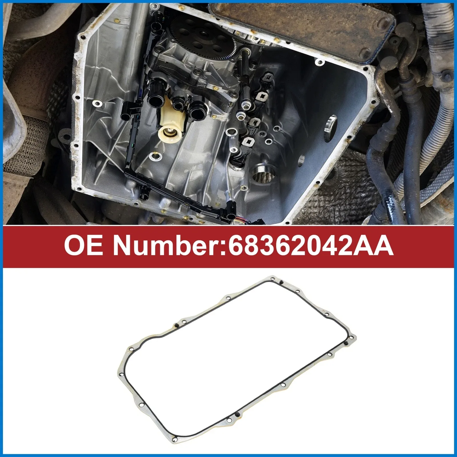 68362042AA Oil Pan Gasket for Jeep Wrangler 18-24 fit for Jeep Gladiator 20-24 image 3