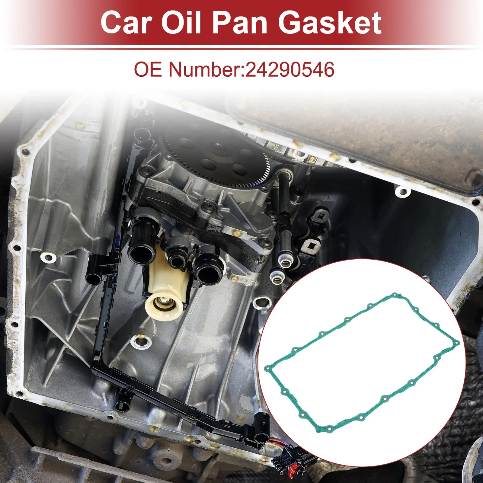 2018-2023 Cadillac Escalade Oil Pan Gasket MPN 24290546