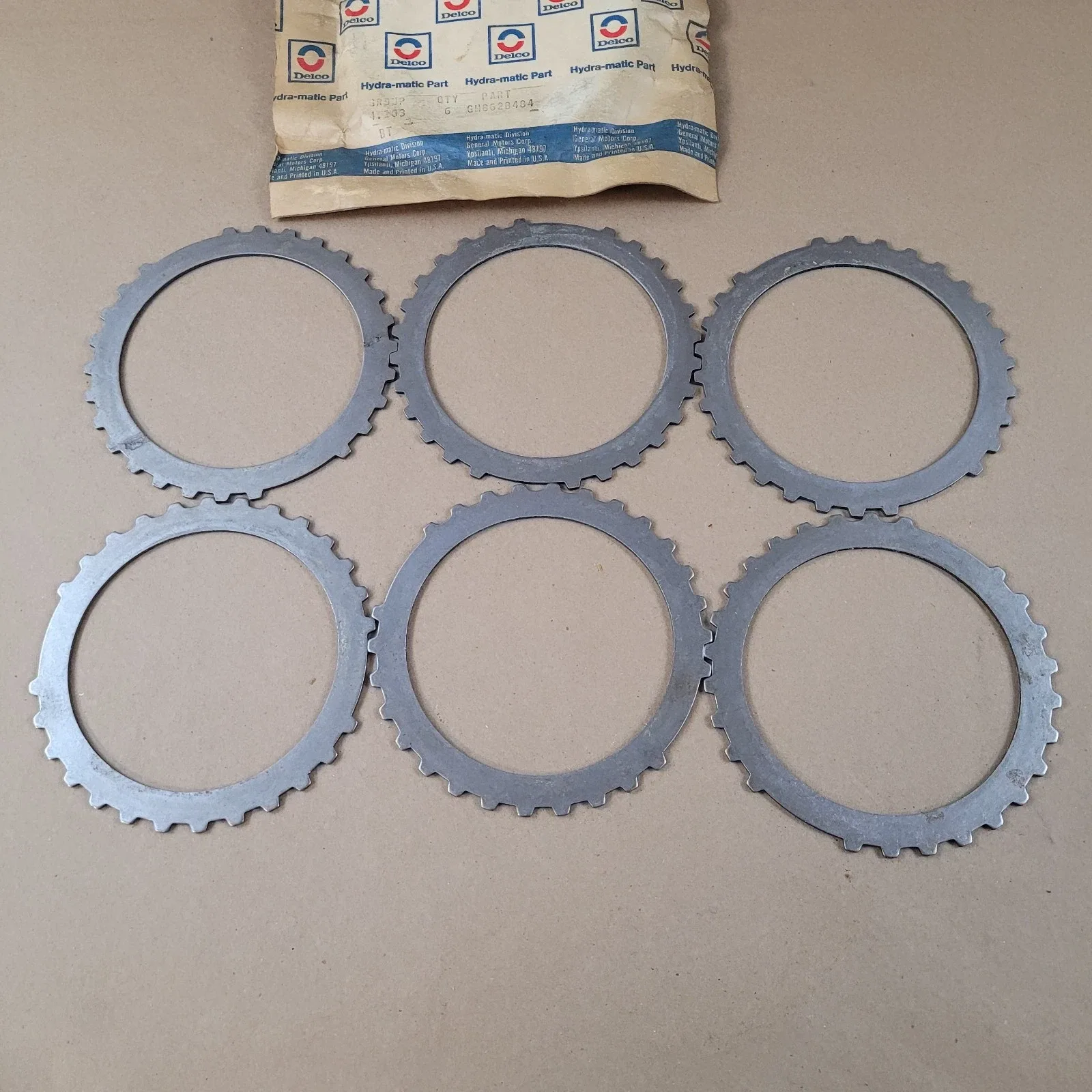 Delco 8628484 TH200 Transmission Clutch Plates (6) — 1976-1990 image 3