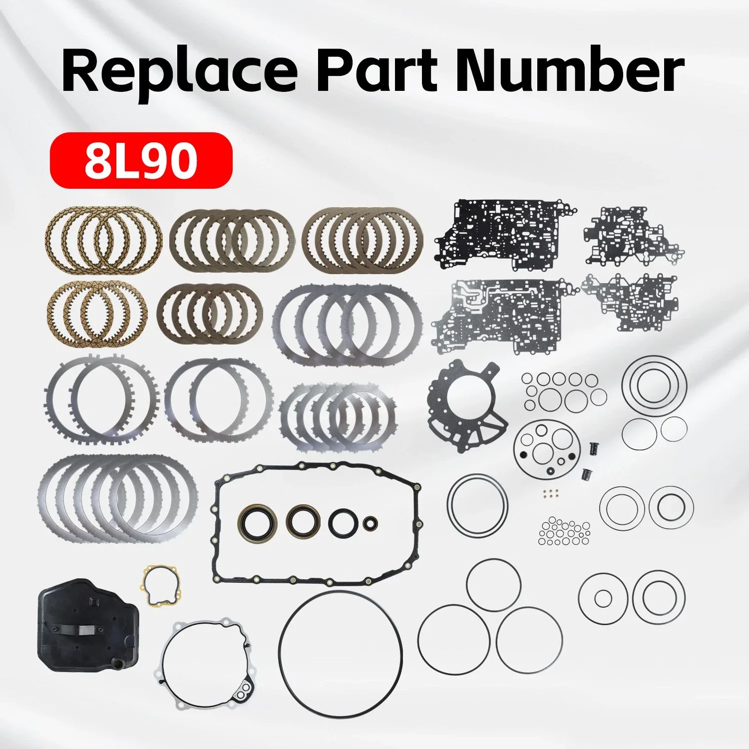 2015-Up 8L90 Clutch Plate Set Master Rebuild Kit (8L90) image 3