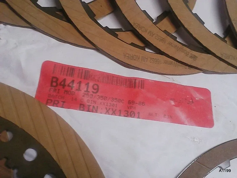 1969-1986 GM TH250/TH350 Friction Plate Set image 3