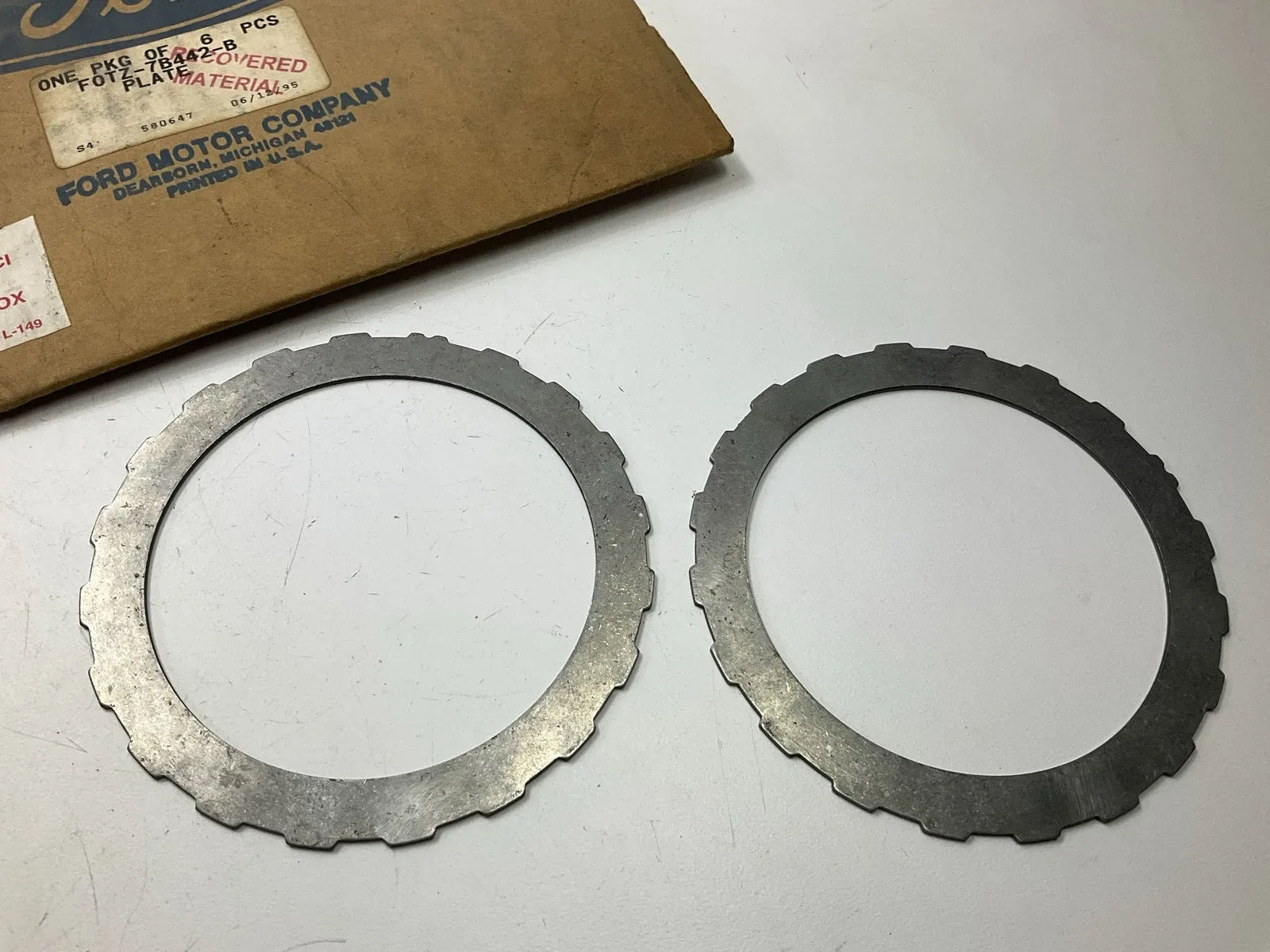 Ford Forward Clutch Plates F0TZ-7B442-B-2 for A4LD/4R44E/4R55E/5R55E (2 pcs, OEM)