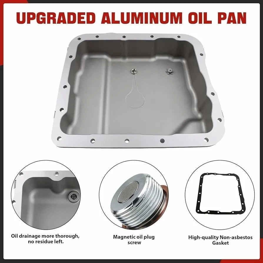 Transmission oil pan for Chevy Silverado 1500, Tahoe, Express Blazer, GMC Sierra image 2