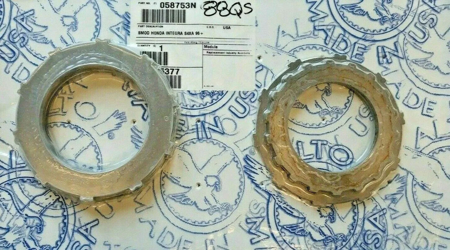 Alto Steel Plate Clutch Kit 058753N for Honda & Acura (M4TA MDMA MDLA S4XA SKWA)