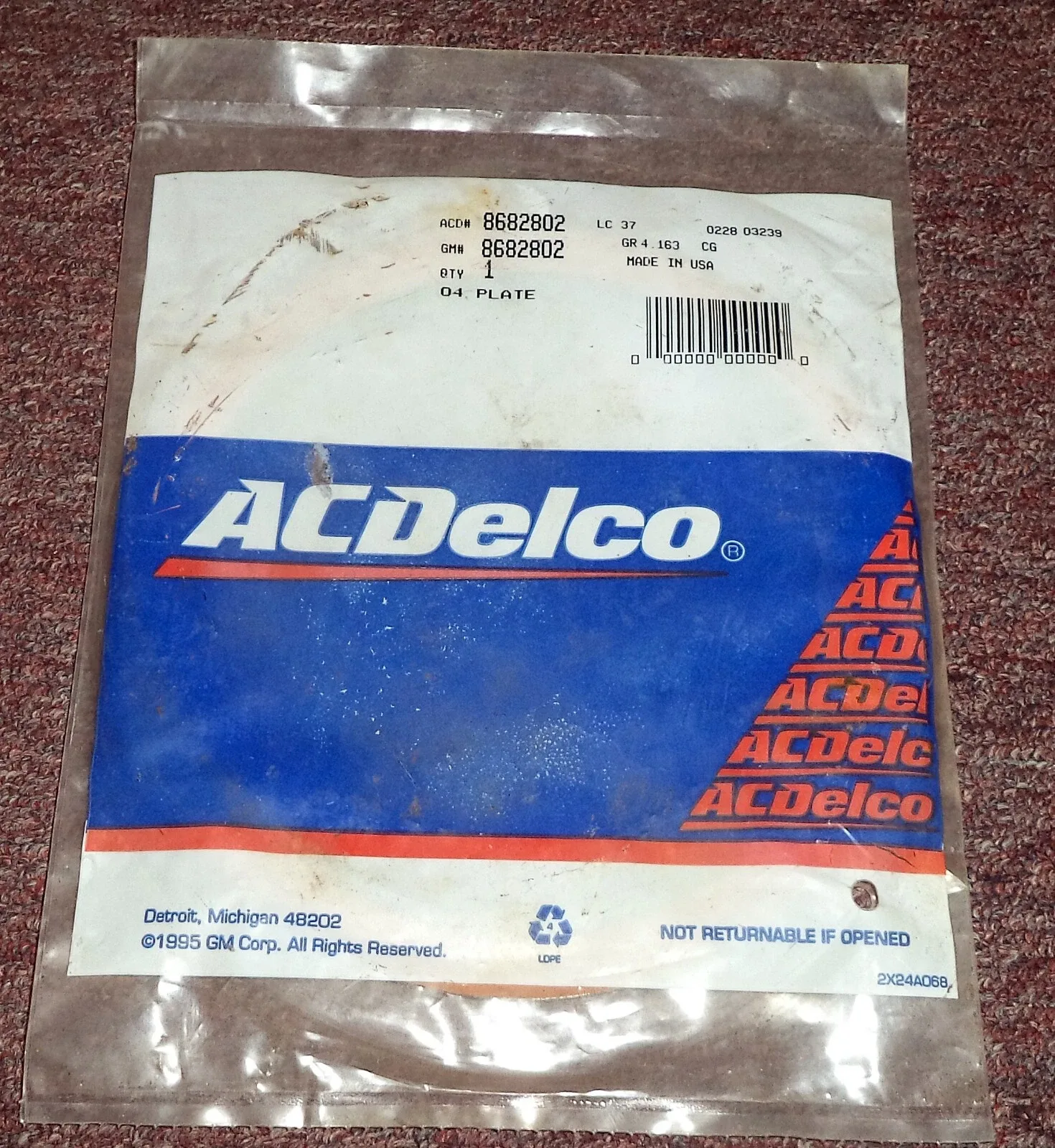 ACDelco 4th Clutch Fiber Plate 8682802 for GM Automatic Transmissions (4-pack)