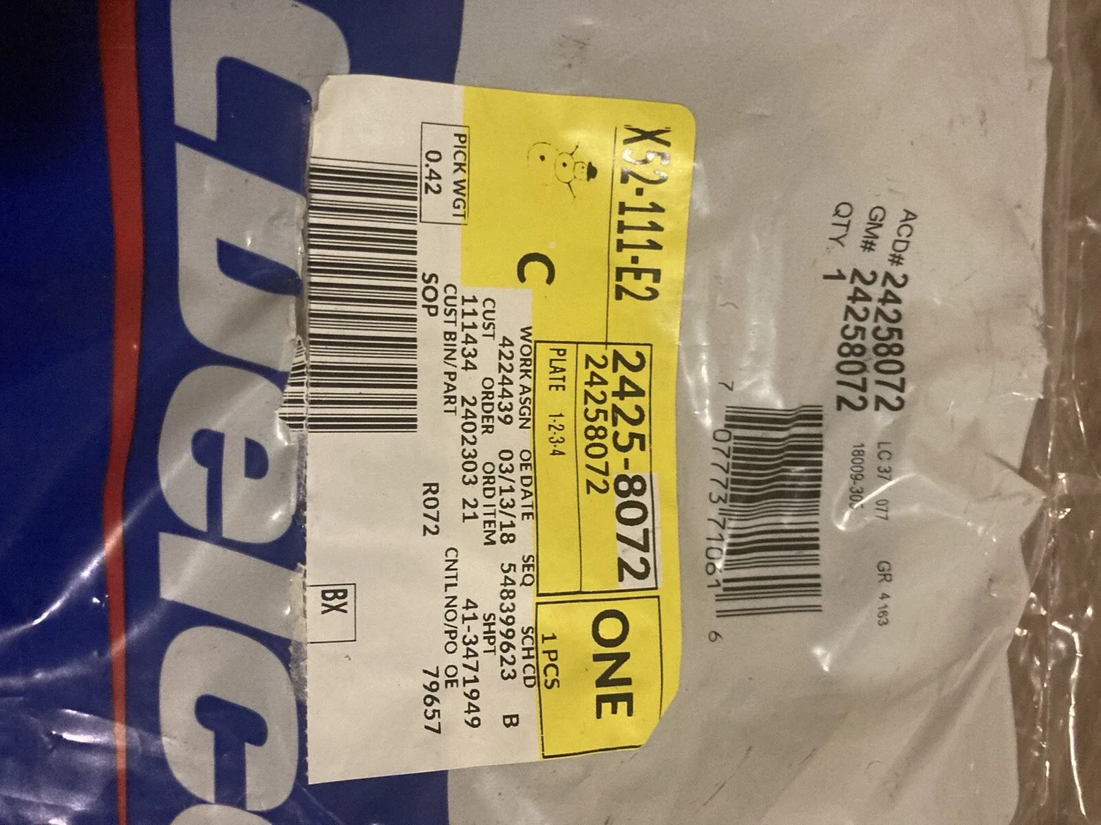 GM Genuine Parts 24258072 Transmission Clutch Friction Plate image 3