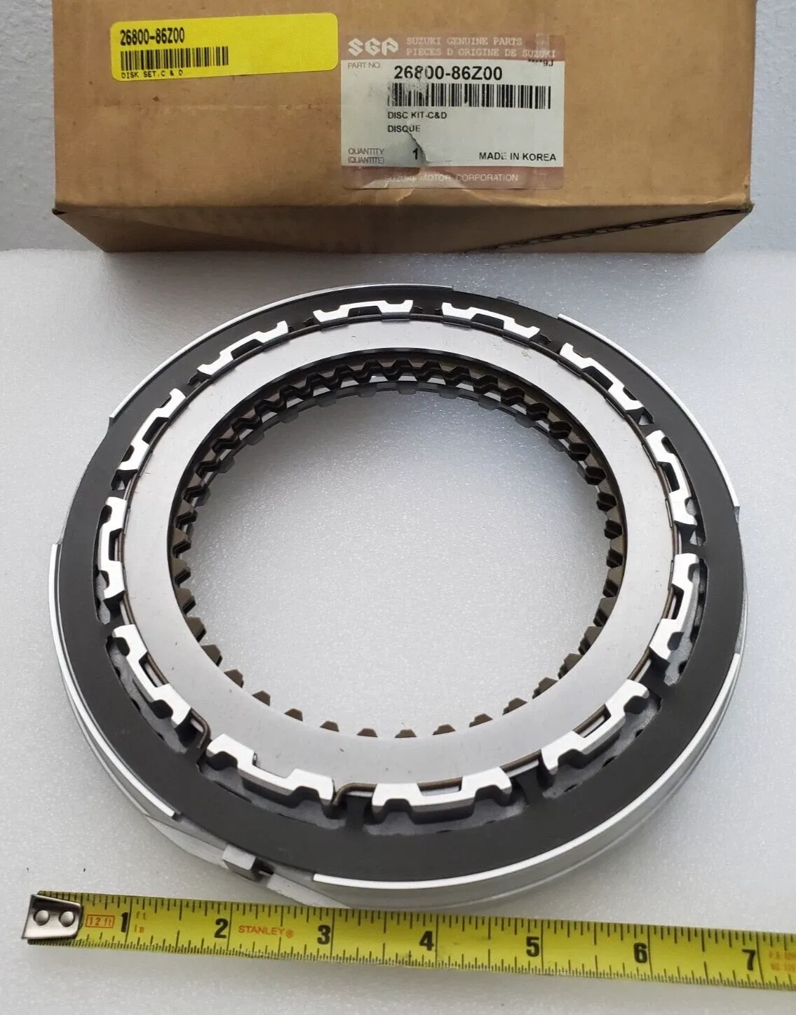 2004-2008 Suzuki Auto Transmission Clutch Friction Plate — 26800-86Z00 image 2