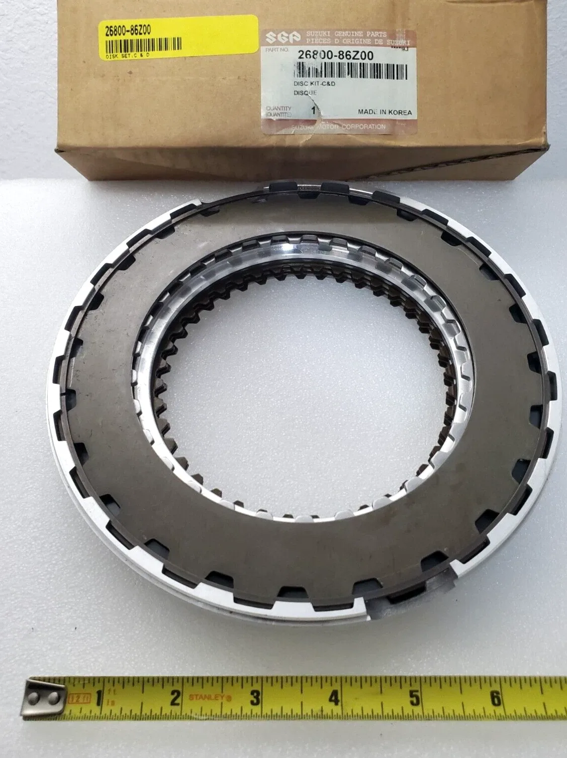 2004-2008 Suzuki Auto Transmission Clutch Friction Plate — 26800-86Z00 image 3