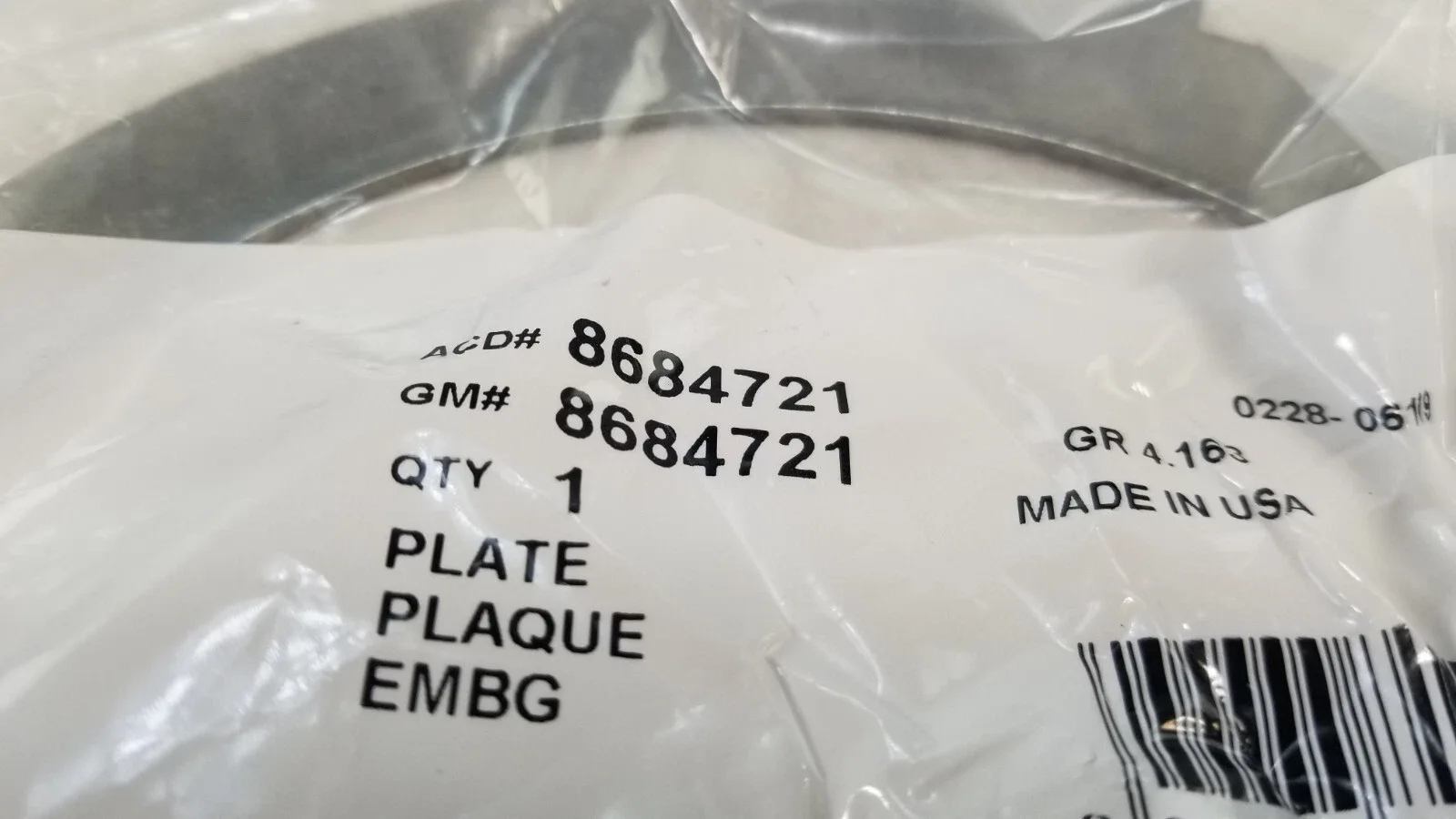 1994-2011 GM Lucerne / Deville Automatic 2nd Clutch Plate 8684721 image 2