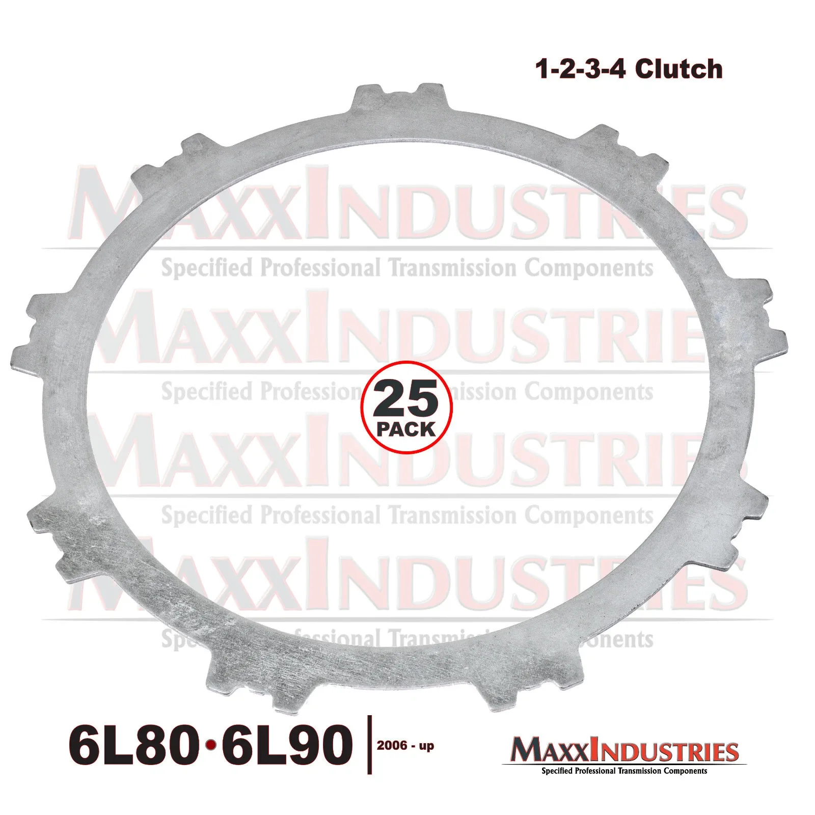 2006-USP 6L80/6L90 Transmission Steel Clutch Plates 25-Pack MPN 511188 image 3