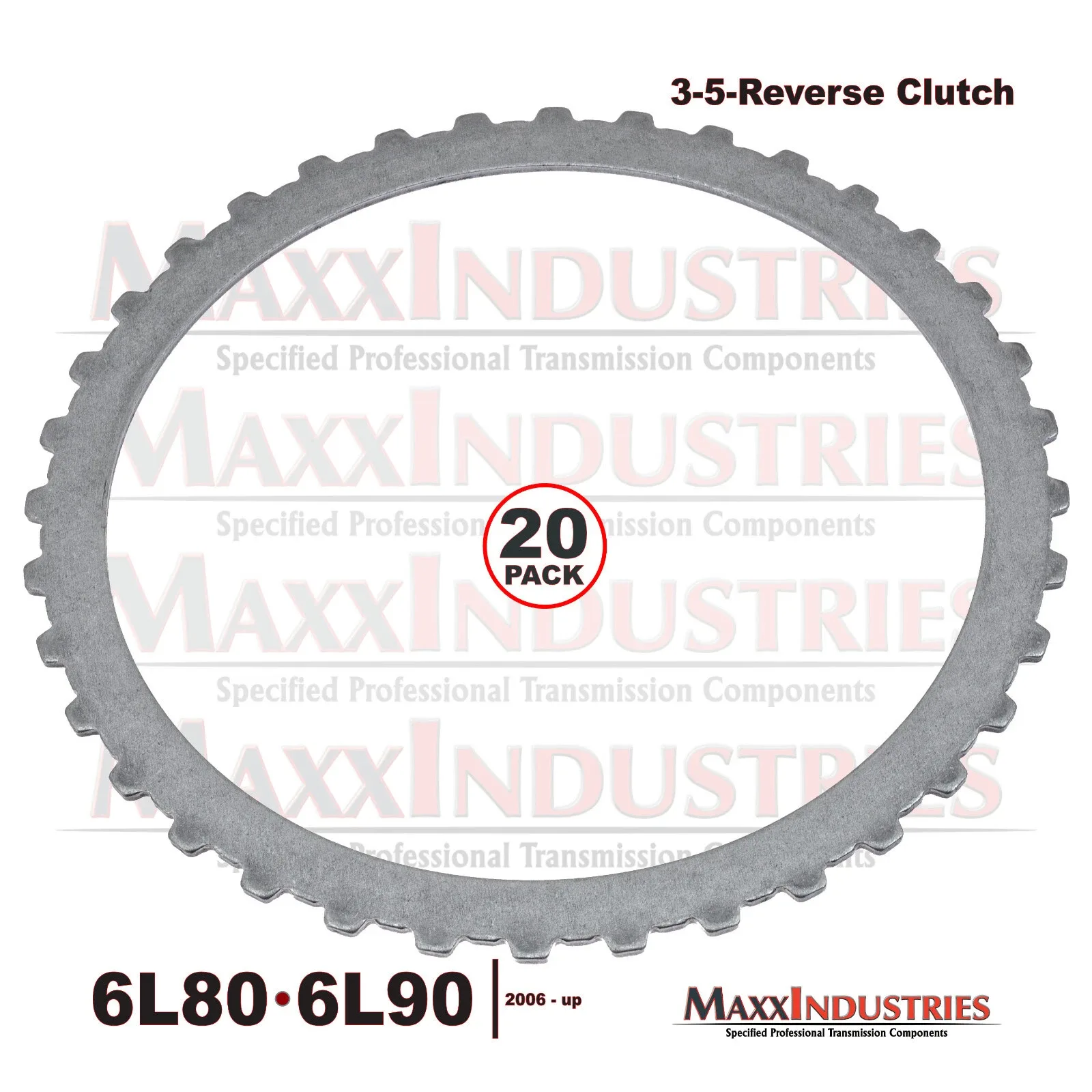 6L80/6L90 Steel Clutch Plates 3-5-REV 20-Pack .106" 36T - MPN 511187 image 3