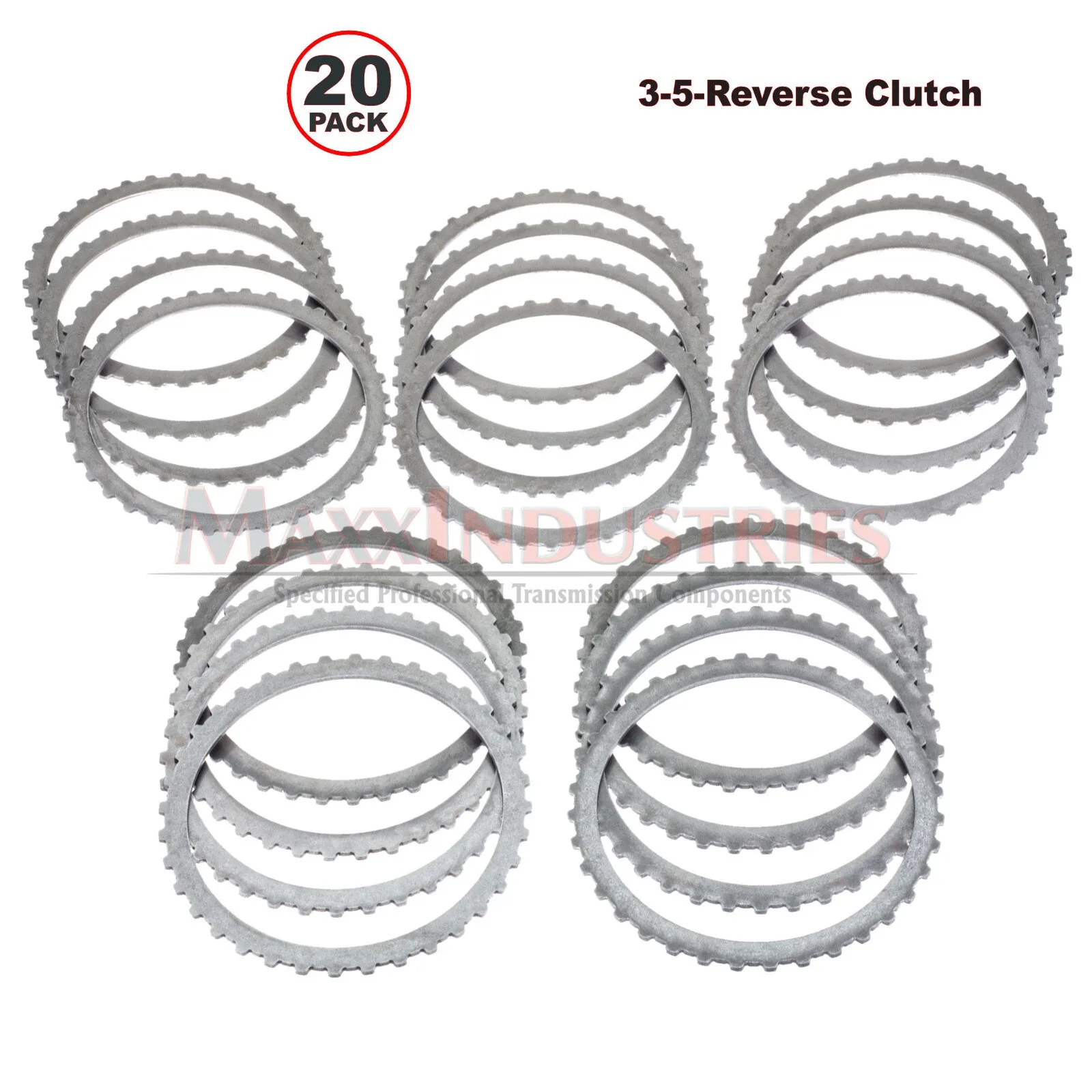 6L80/6L90 Steel Clutch Plates 3-5-REV 20-Pack .106" 36T - MPN 511187