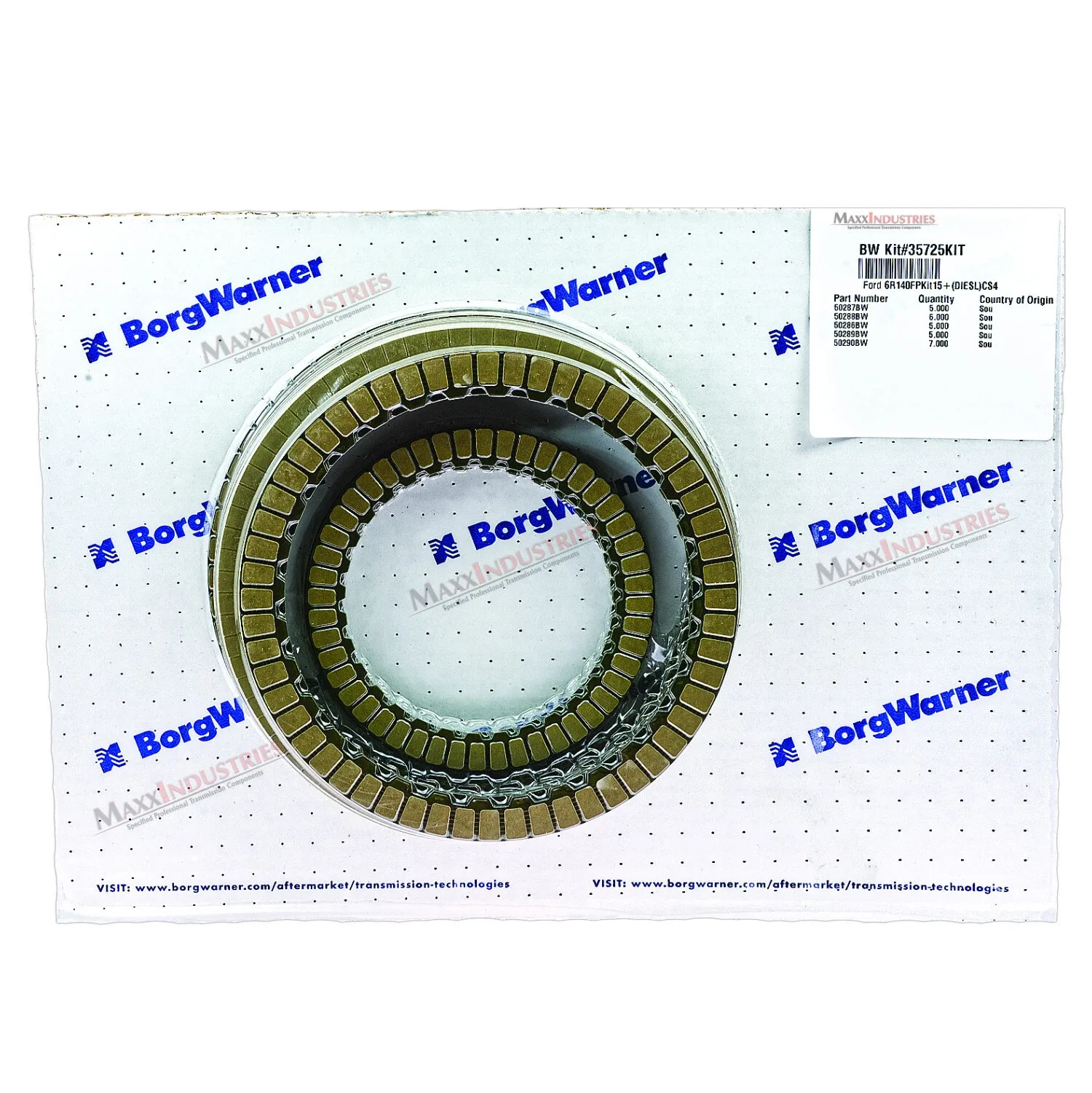 6R140 Transmission Friction Clutch Kit High Energy 2015-up - Diesel Applications