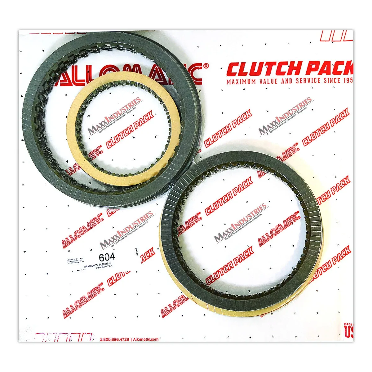 2007-UP 6L90 Transmission Clutch Plate Rebuild Kit Allomatic 000604