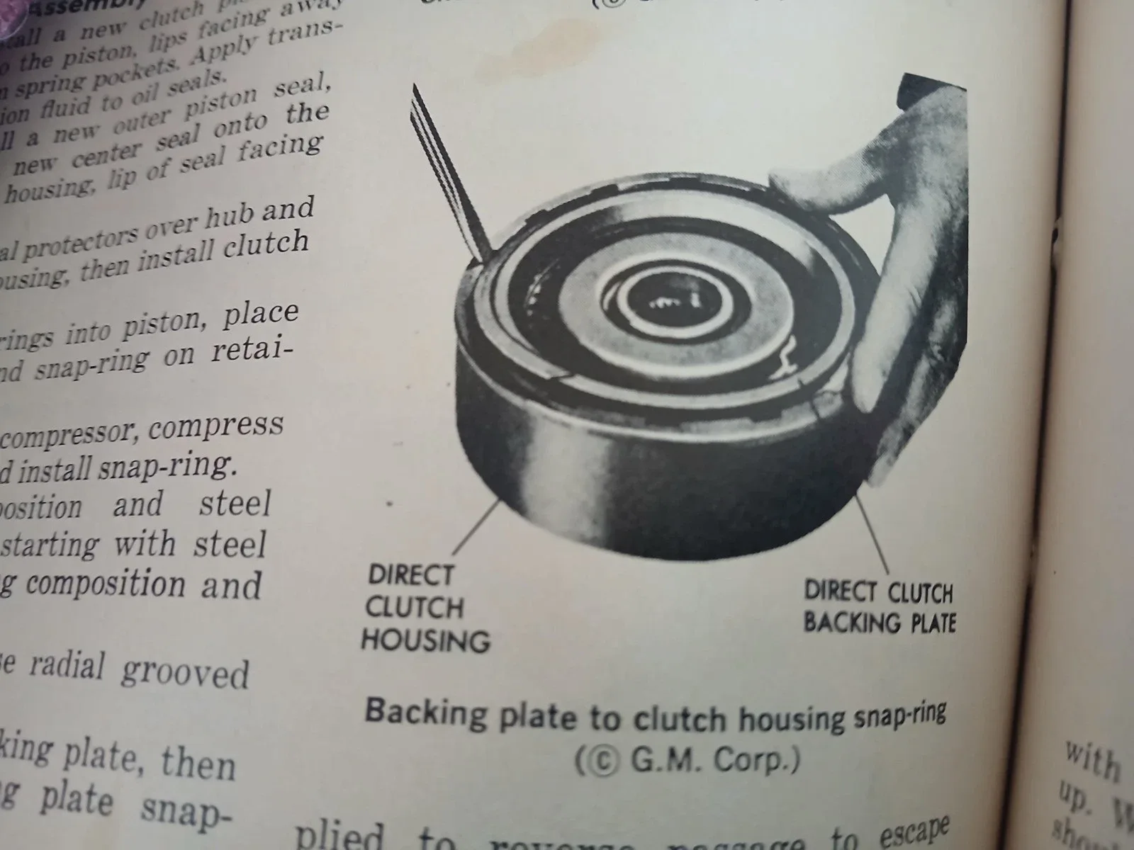 GM TH400 Direct Clutch Backing Plate image 3