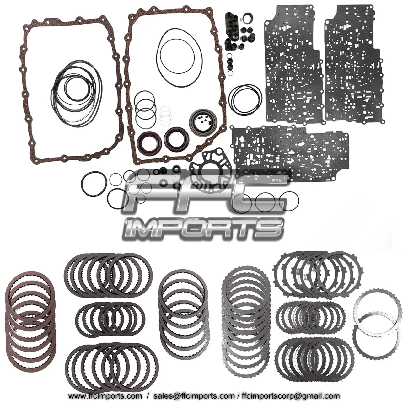 2006-UP GM 6L80/6L90 6-Speed Master Rebuild Kit KP3300JAX - Friction & Steel Plates