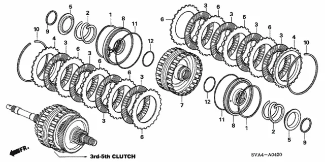2006-2011 Honda Civic Clutch Wave Plate 1.6mm - 22643-RPC-003