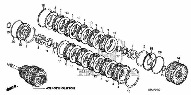 2007-2010 Honda Clutch Wave Plate (1.6MM) 22659-RWE-003