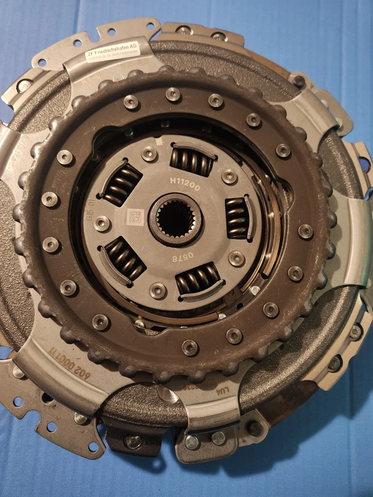 2007–2014 Audi DQ200 (0AM) 7‑speed Clutch Set ZF‑SACHS MPN 3000.943.001 image 3