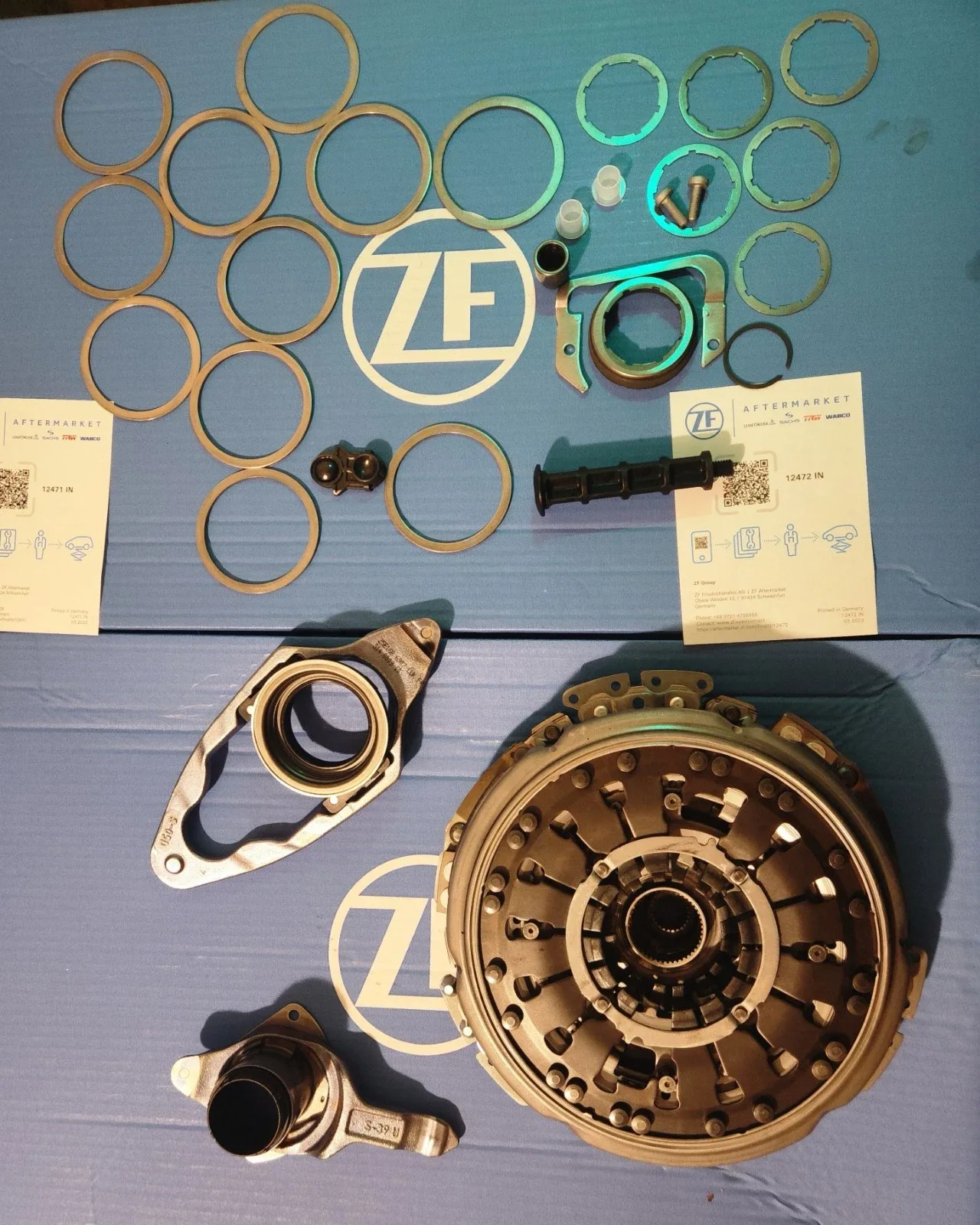 2007–2014 Audi DQ200 (0AM) 7‑speed Clutch Set ZF‑SACHS MPN 3000.943.001