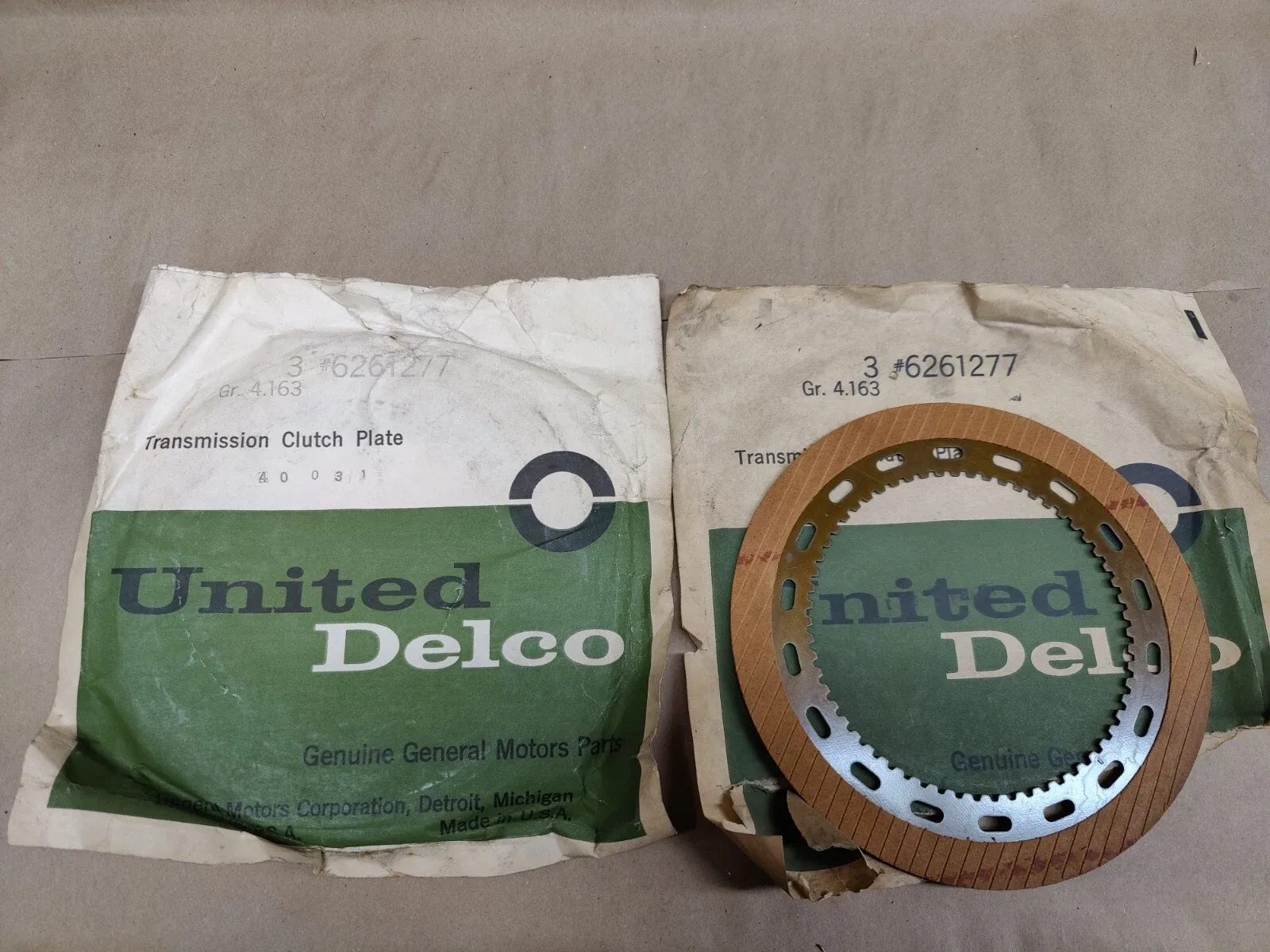 1969-1981 Buick/Chevy/Olds/Pontiac TH350 Clutch Plate Set - Delco 6261277