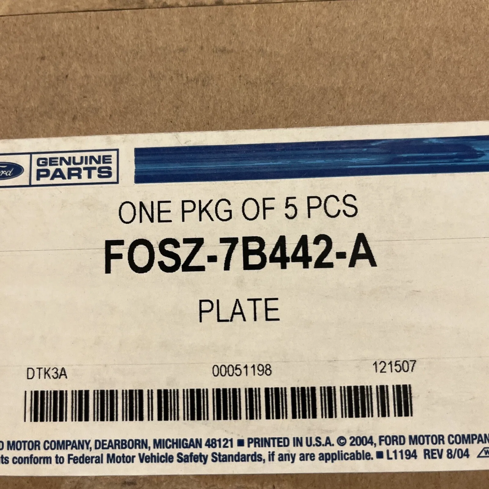 Ford Forward Clutch Plate FOSZ-7B442-A for AOD/AODE/4R70W (34T .069", 5-pack)