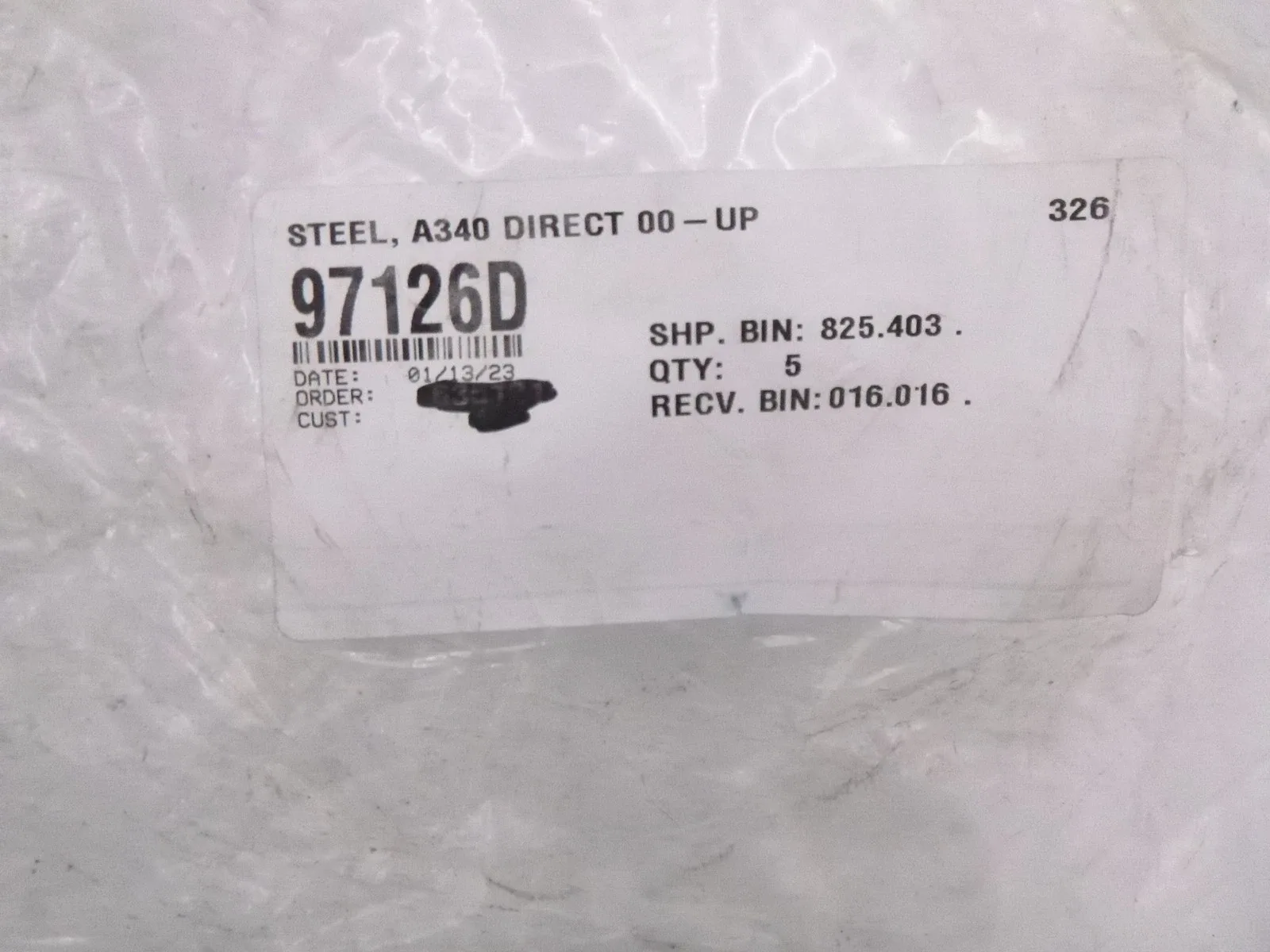 2000-2005 Toyota Tundra A340 Direct Clutch Steel Plate 97126D (5 Pack) image 2