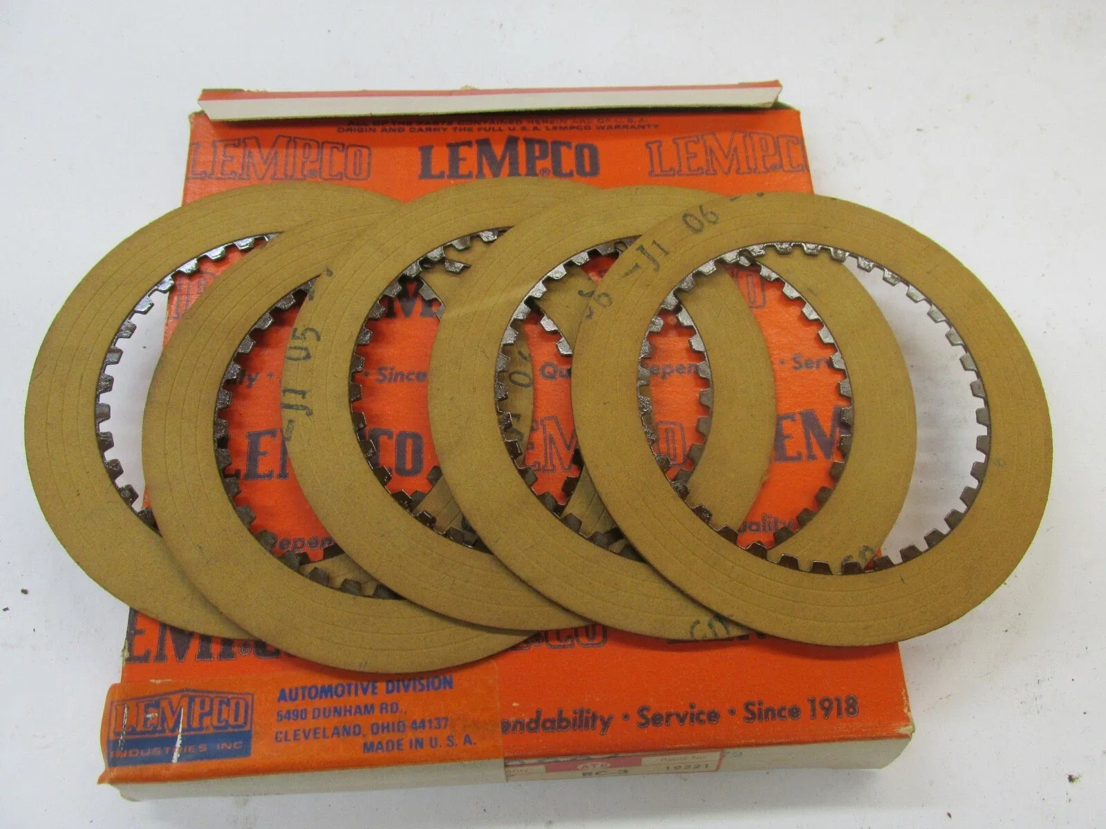 1962-1971 Rambler & Studebaker Transmission Friction Clutch Plate MPN 19206A