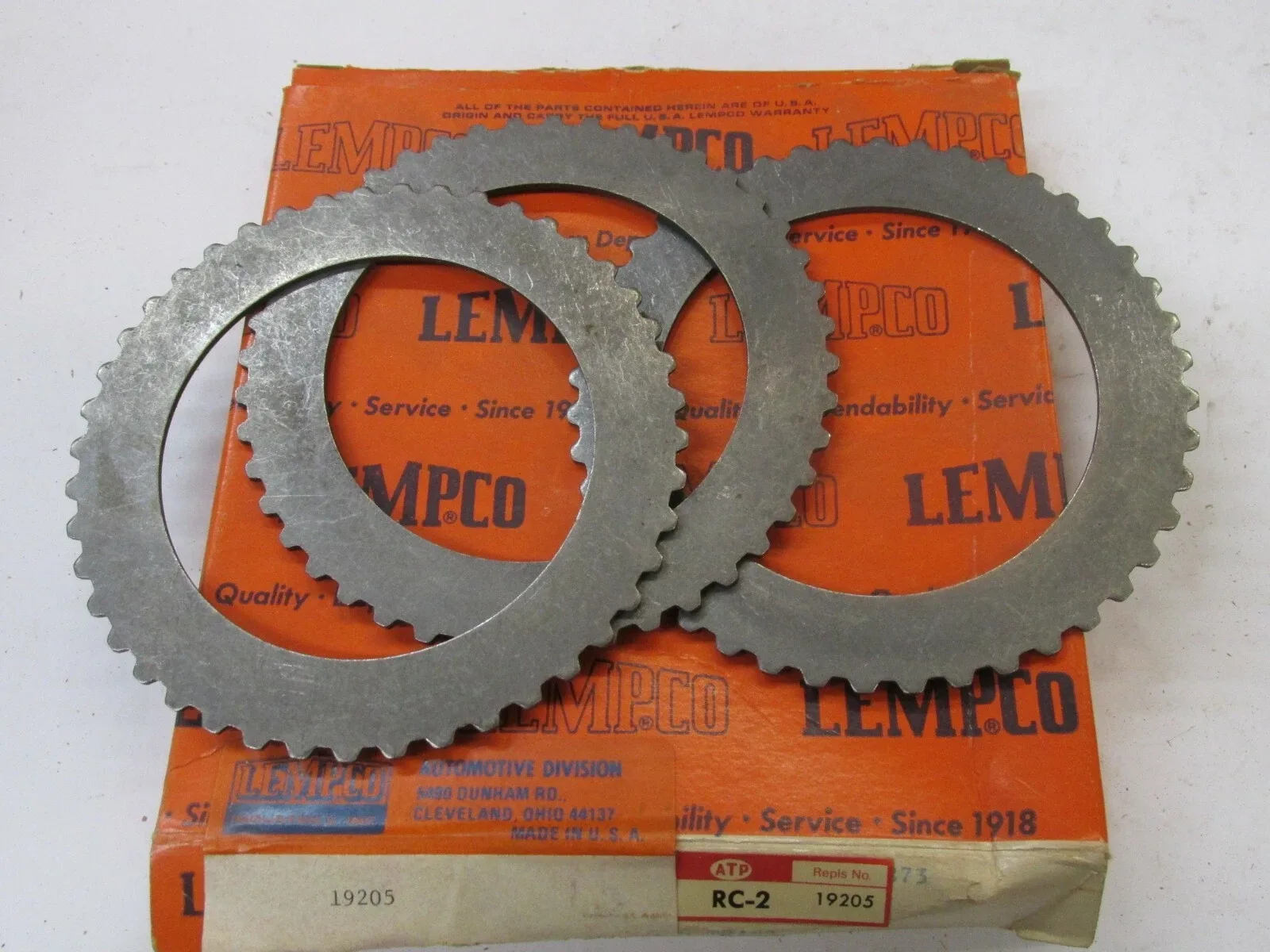 1962-1971 Rambler / Studebaker Front Steel Transmission Clutch Plate BWT35 MPN 19205