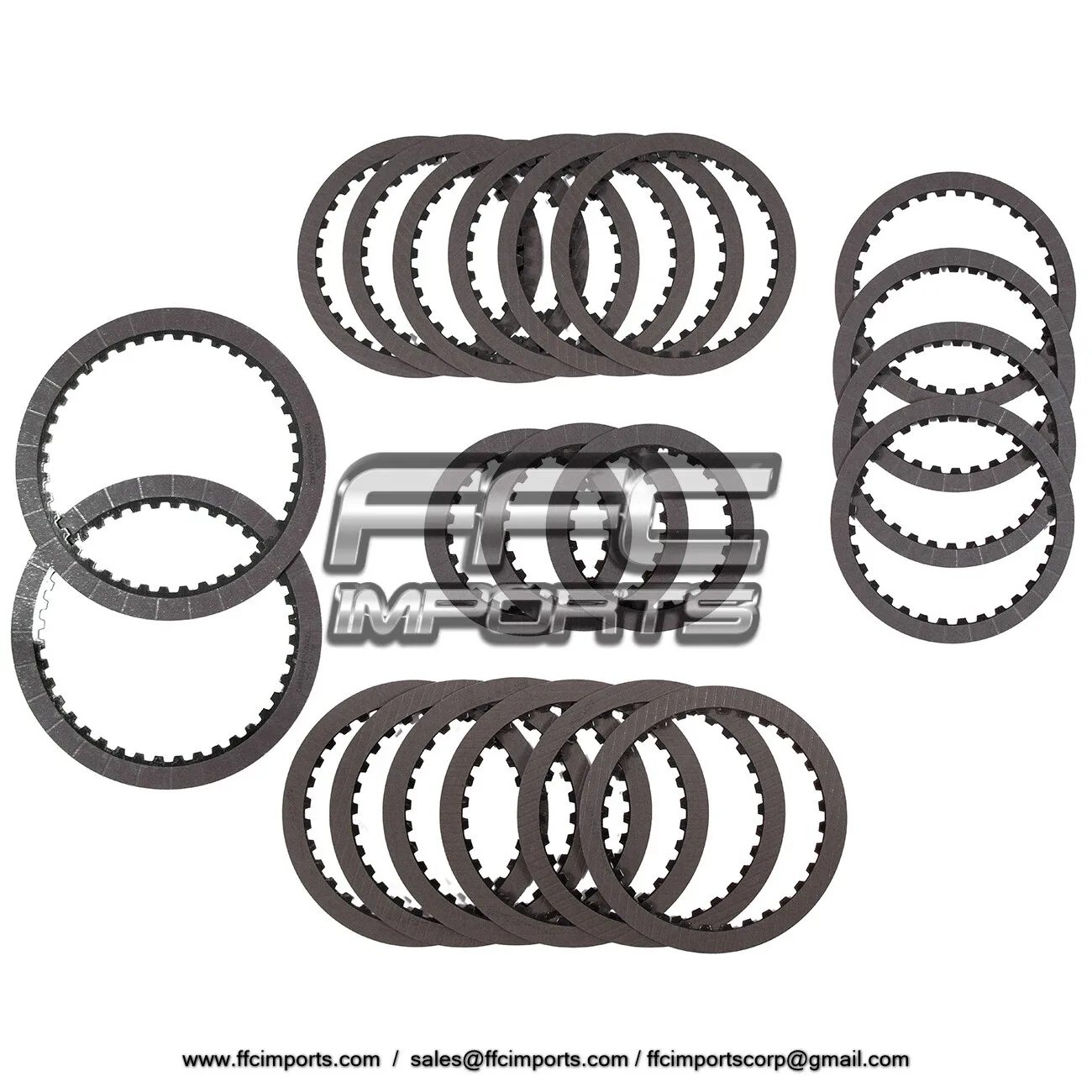 1999-UP Dodge Durango 1500 Friction Clutch Plate Kit for 45RFE / 545RFE (MPN 128752)