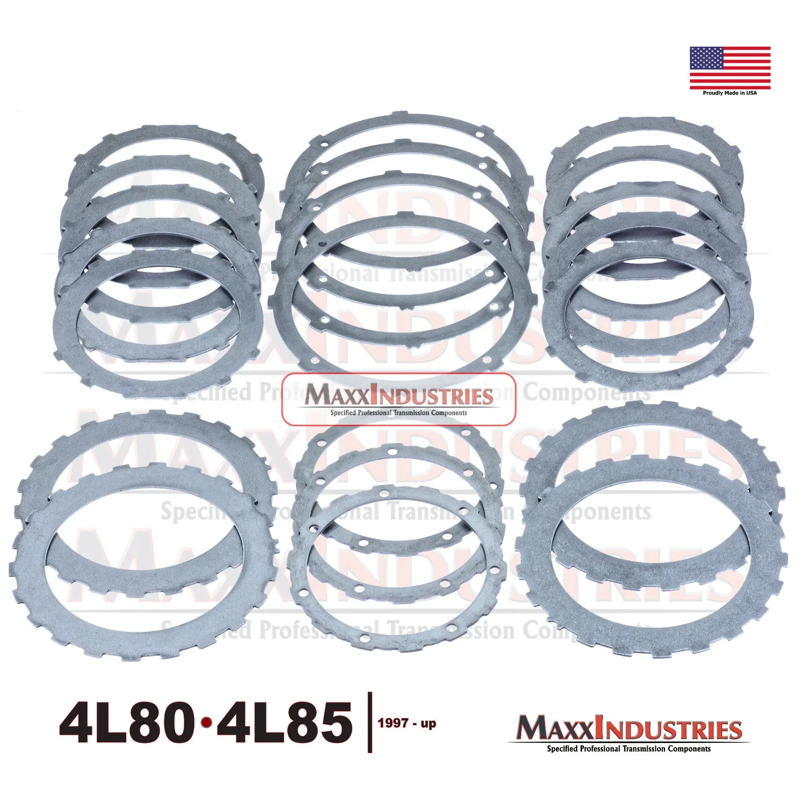 4L80E / 4L85E Steel Clutch Plate Kit 34139EA image 2