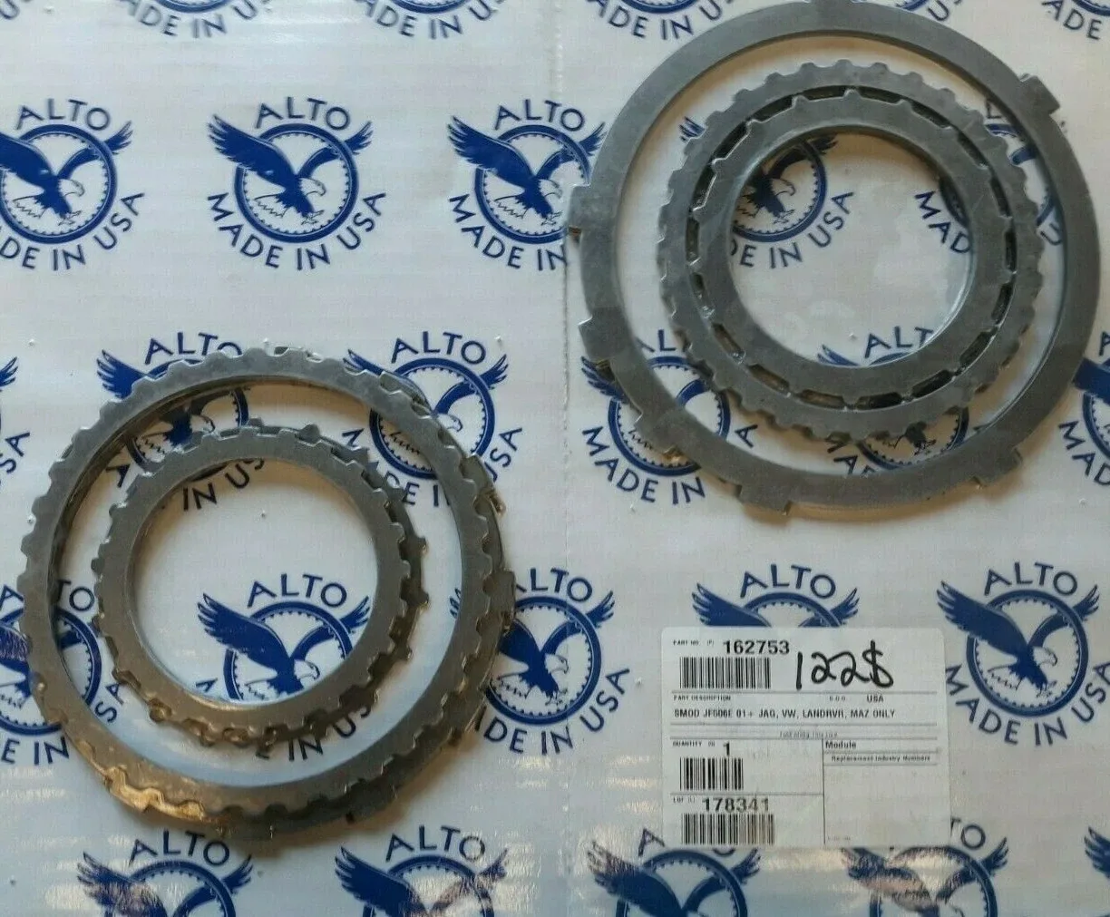 2001-Up Steel Clutch Plate Kit for JF506E / 5F31J / RE5F01A – MPN 162753