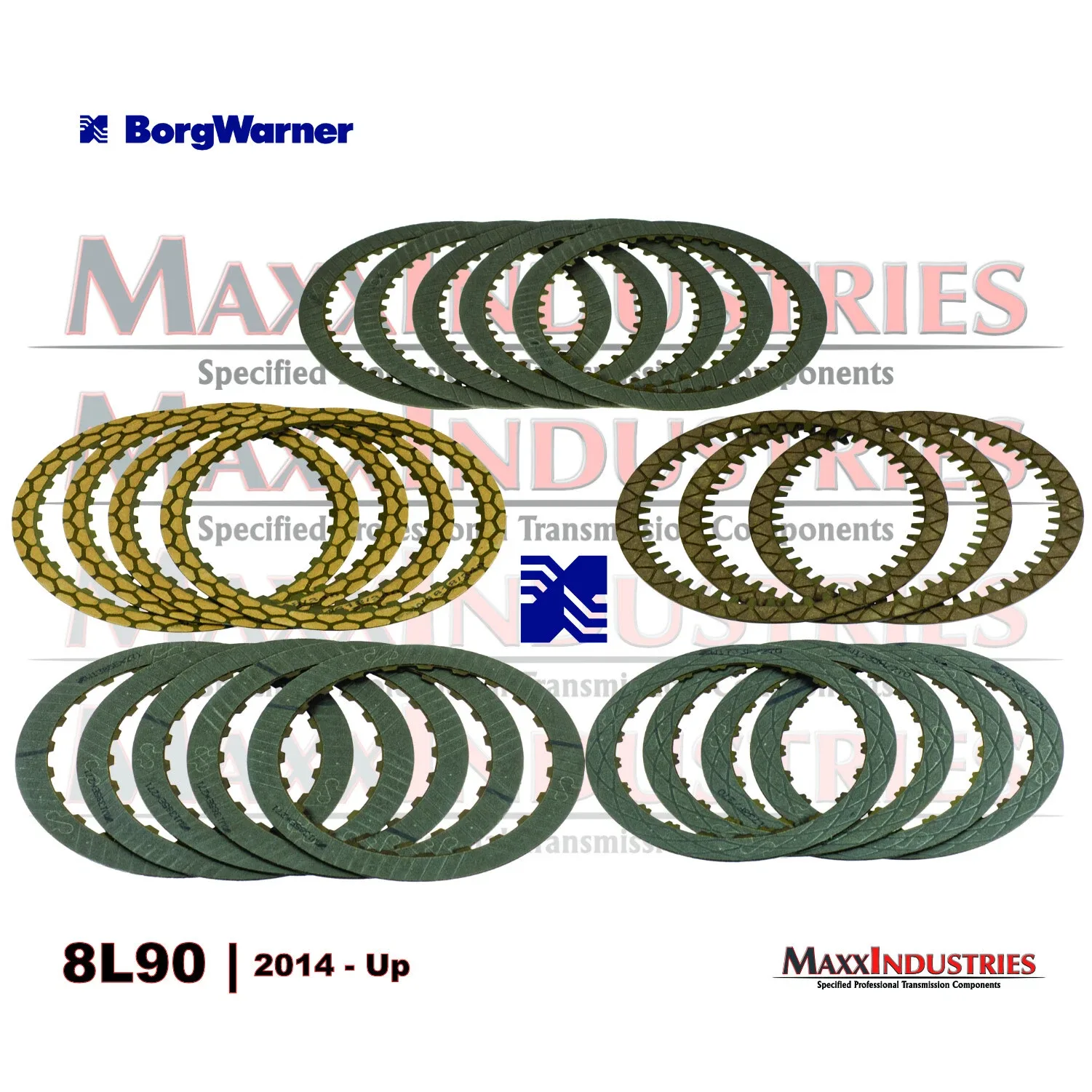 2015-Up 8L90 Transmission Clutch Plate Rebuild Kit BorgWarner 35445KIT image 2