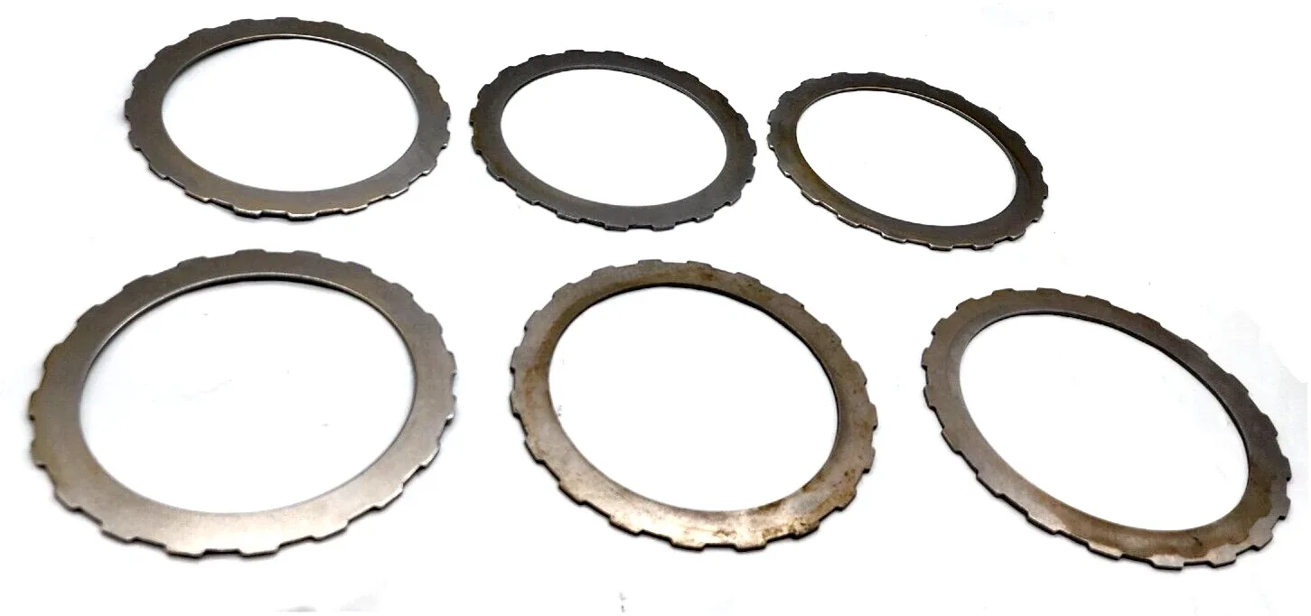 Ford C3 Transmission Direct Clutch Steel Plates .078 Thick — TJS 55136, 56120 — Qty 6