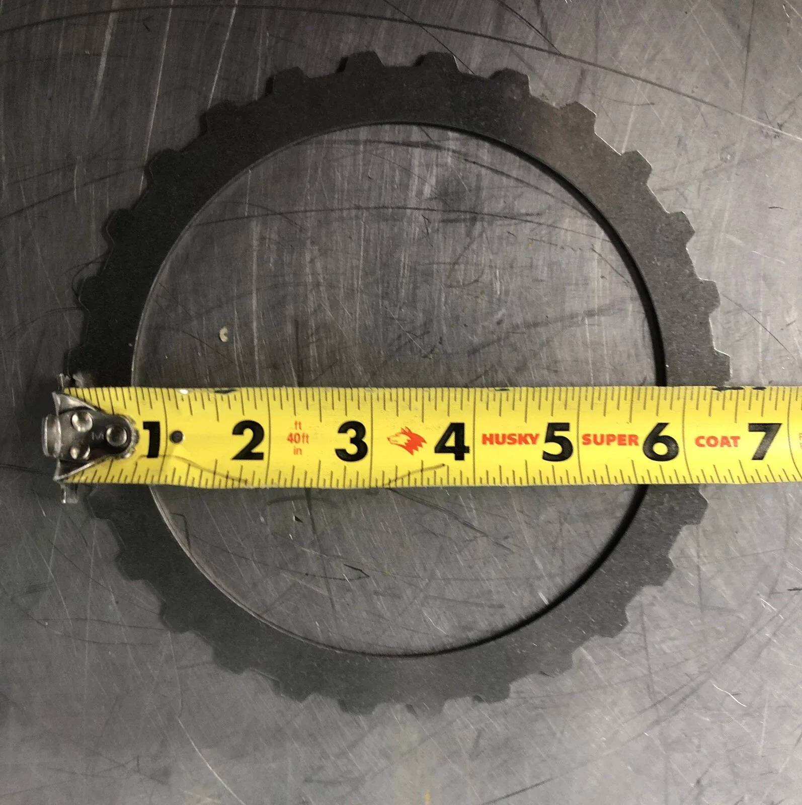 6.5" Notched Clutch Plate — Unbranded image 2