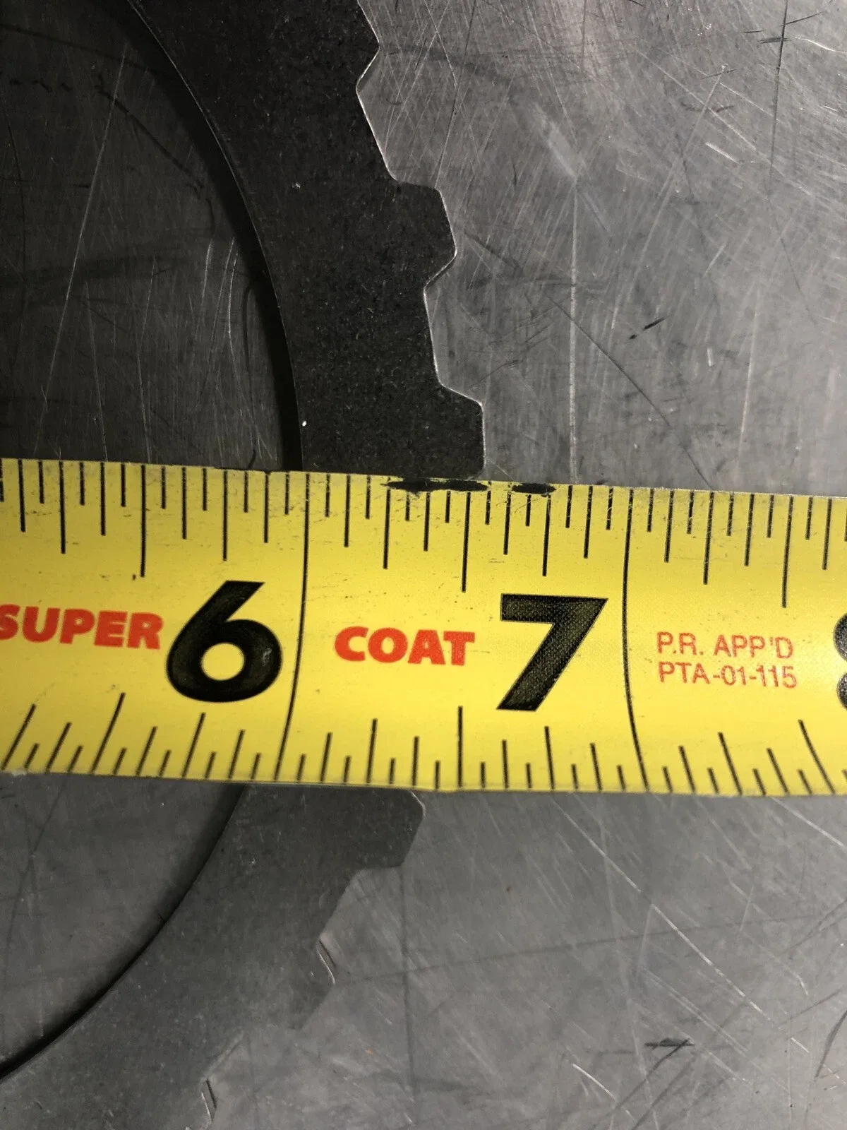6.5" Notched Clutch Plate — Unbranded image 3