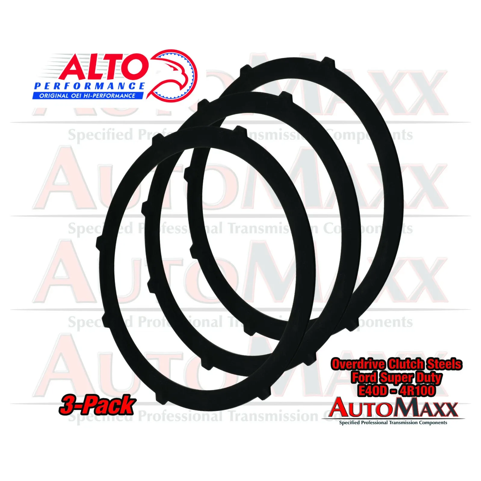 1989-2004 E4OD / 4R100 Overdrive Clutch Steels 3-Pack Alto 026723K200 image 2