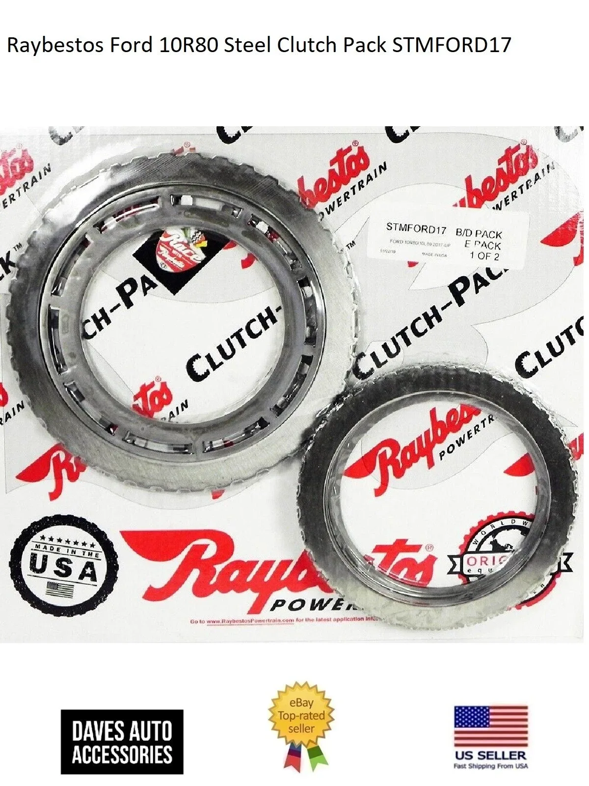 10R80 Steel Module Clutch Plates Set STMFORD17 for Ford/GM 10-Speed