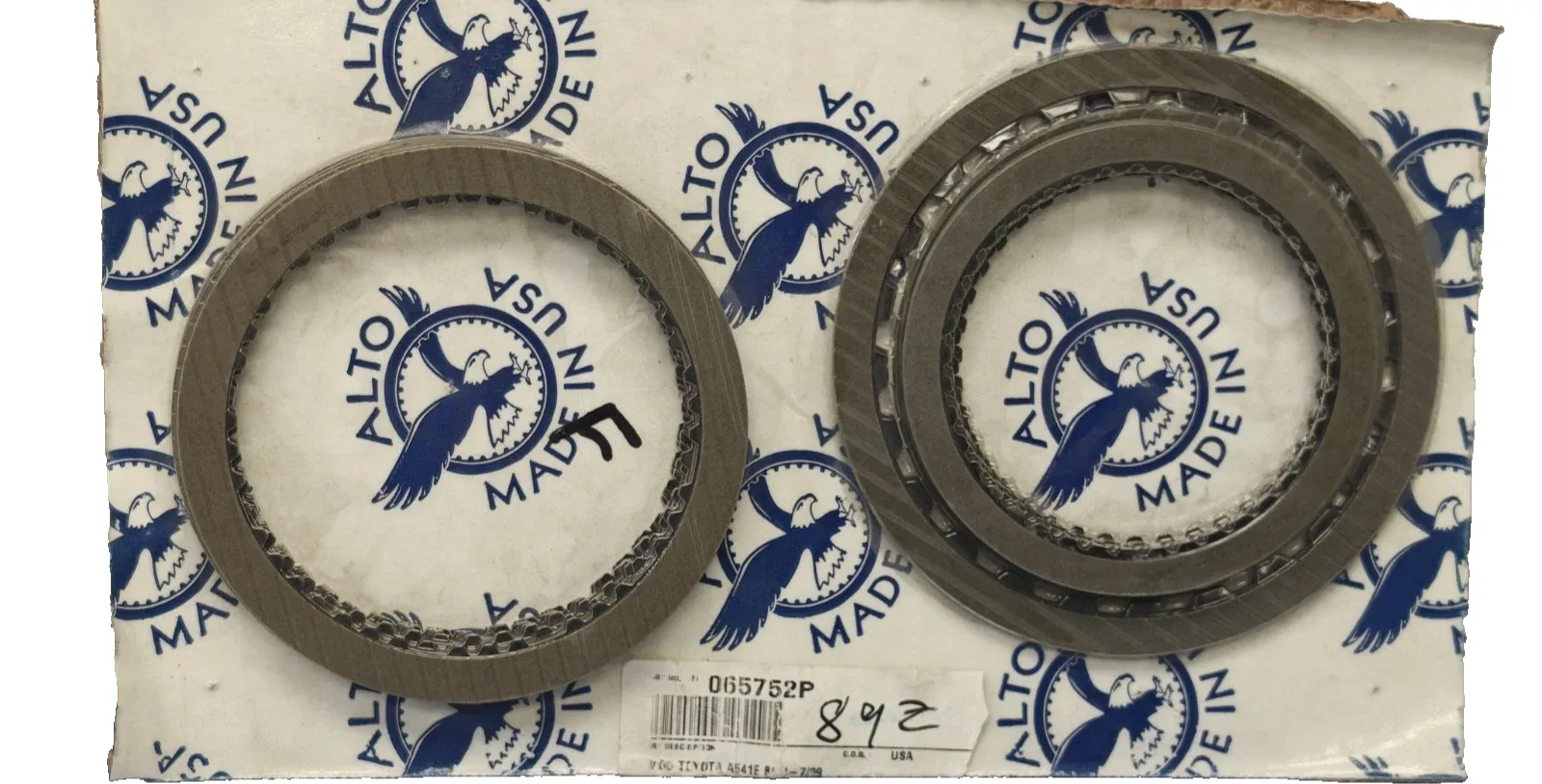 Toyota A540E / A541E Friction Clutch Plate Kit 065752P (1988‑On)