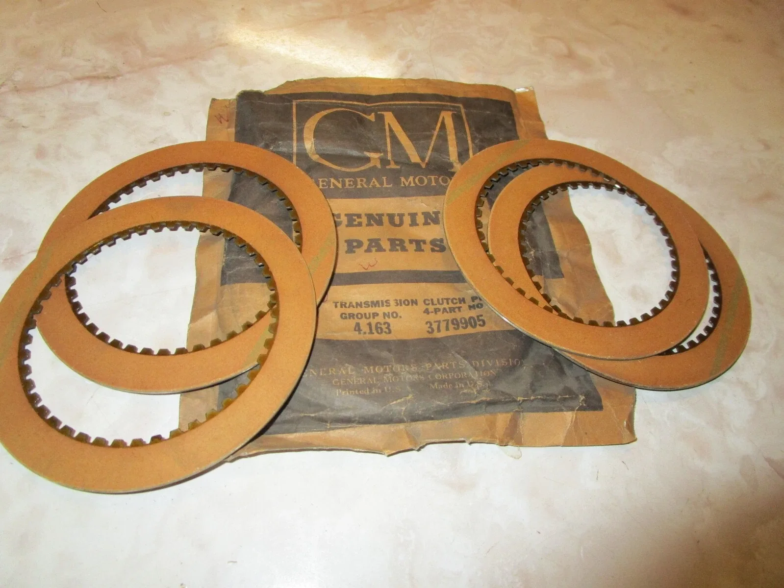 1961-1962 Chevrolet Corvette Powerglide Clutch Drive Plate MPN 3779905