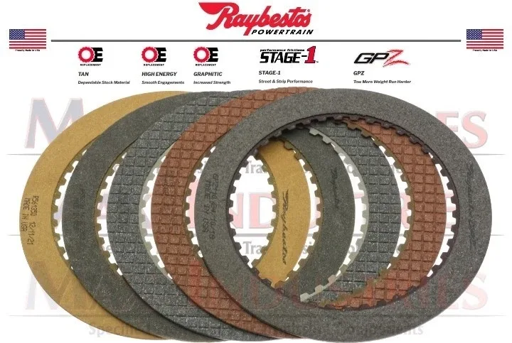 1969-1986 TH350/TH350C Raybestos Graphitic Clutch Plate R559678 image 2