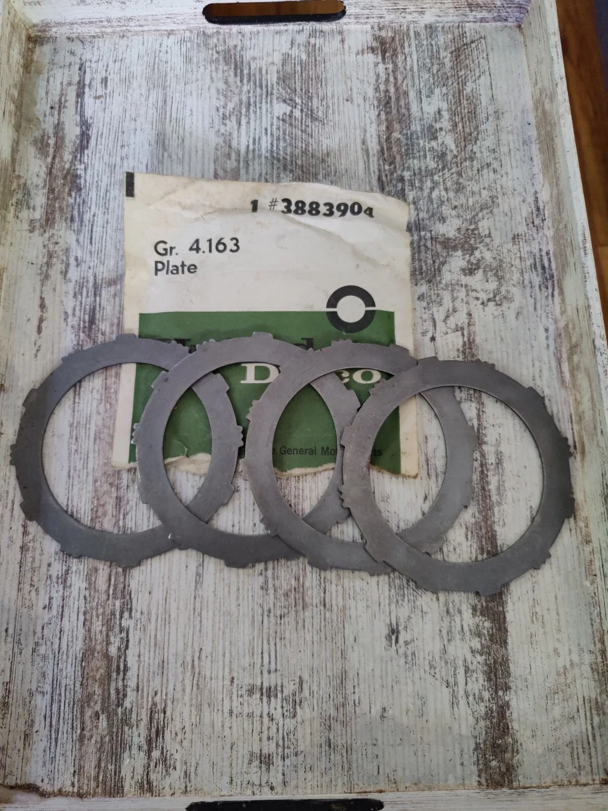 1966 Chevy Powerglide Clutch Driven Plate Set Delco 3883904