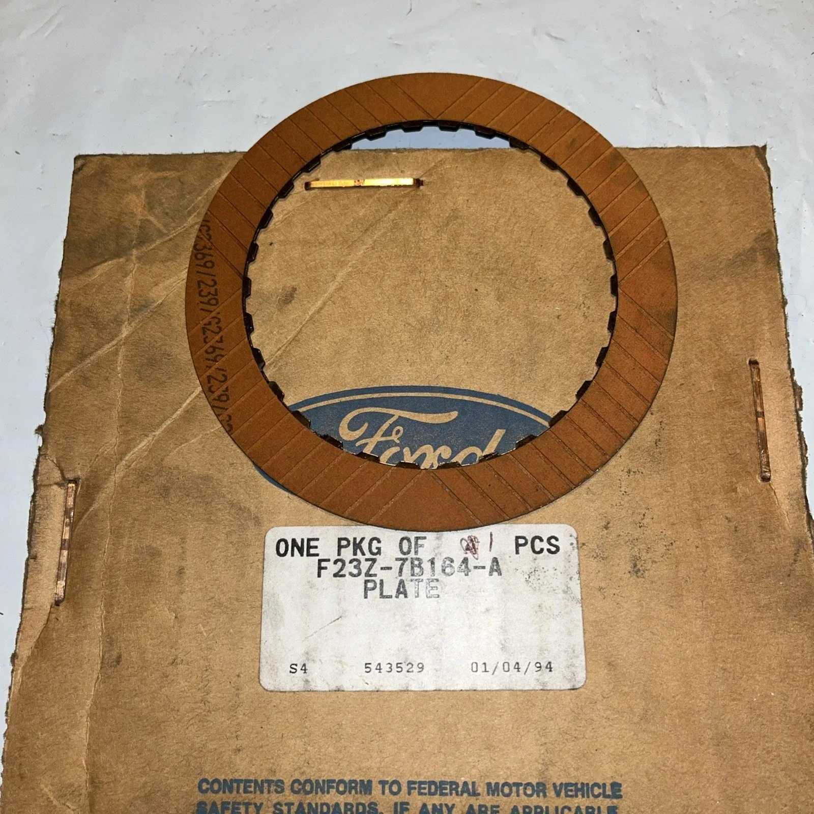 Genuine Ford Clutch Plate F23Z-7B164-A