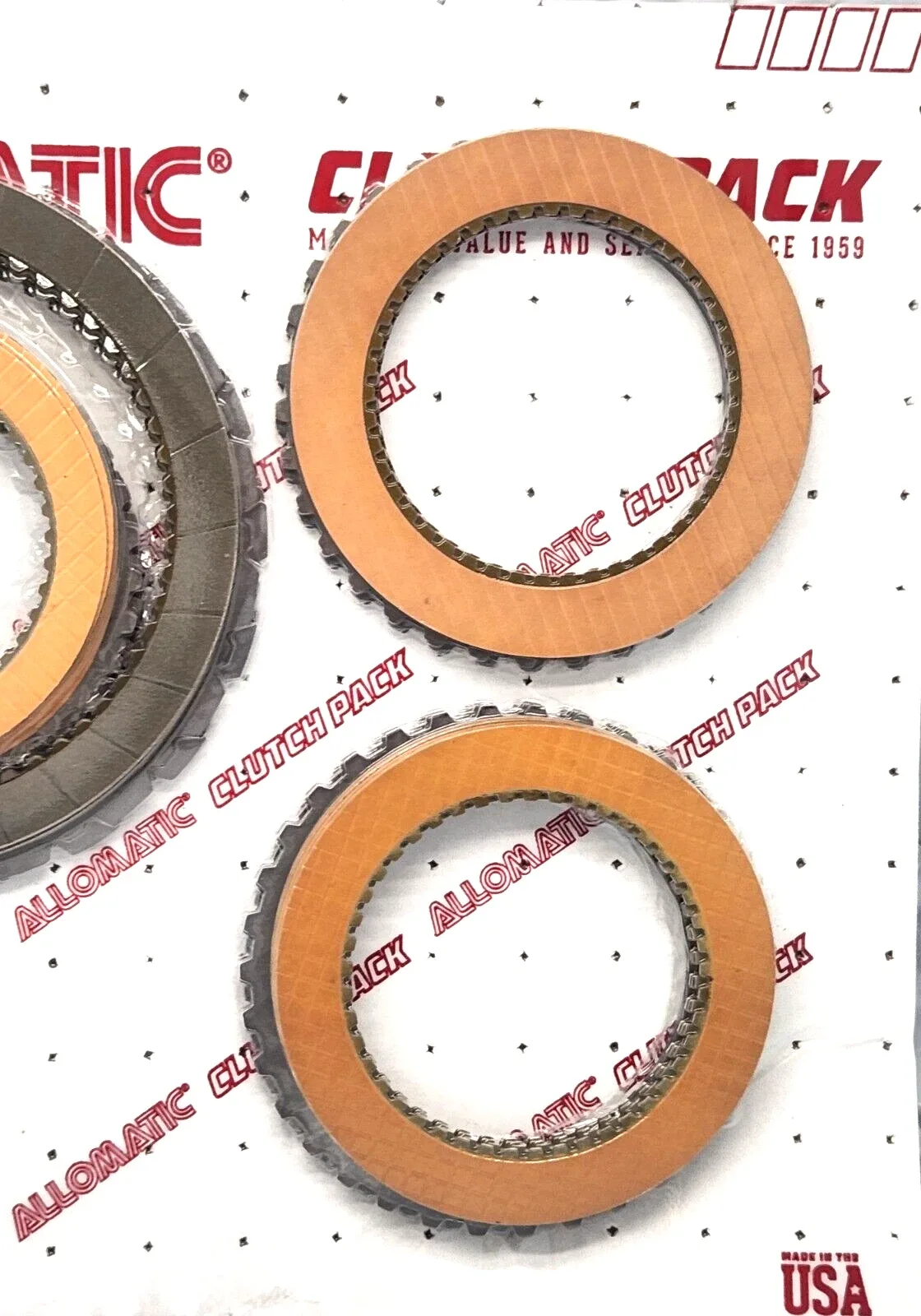 1996-2010 4R70W / 4R75W Clutch & Steel Plate Kit - Allomatic MPN 4R70w 4R75W Transmission Steel & Friction Clutch Plates 1996-U image 4