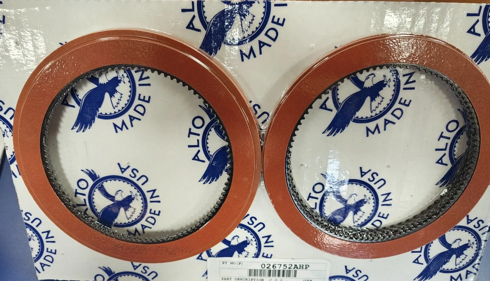 Ford C6 Heavy-Duty Red Clutch Plate MPN 026752A image 2