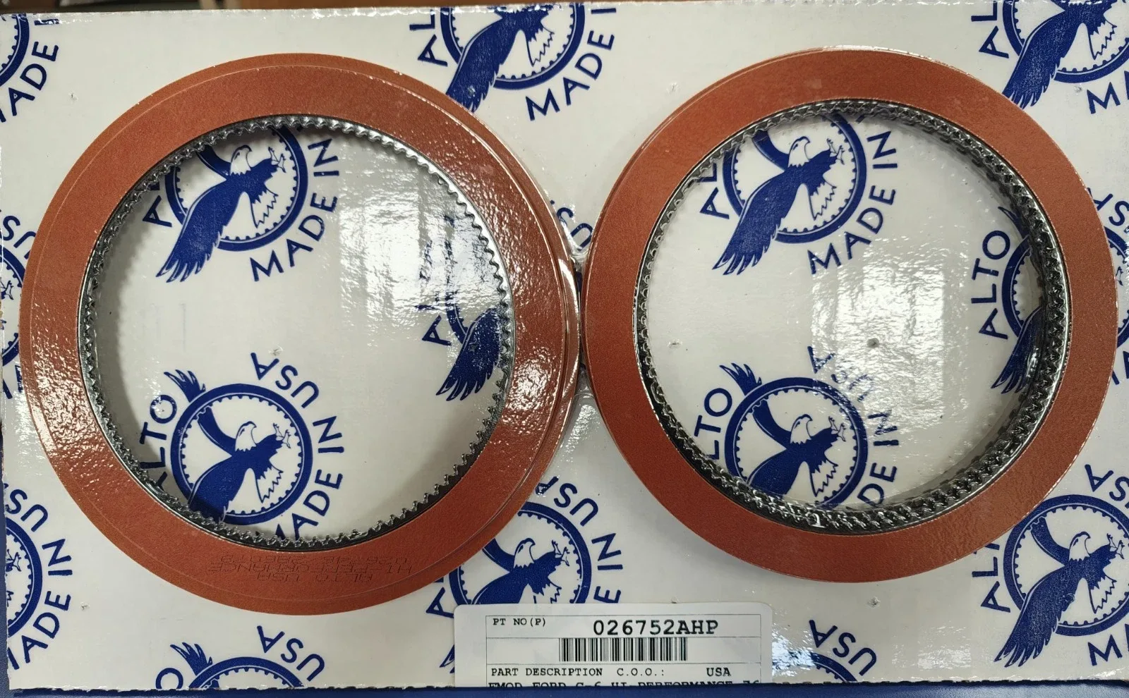 Ford C6 Heavy-Duty Red Clutch Plate MPN 026752A