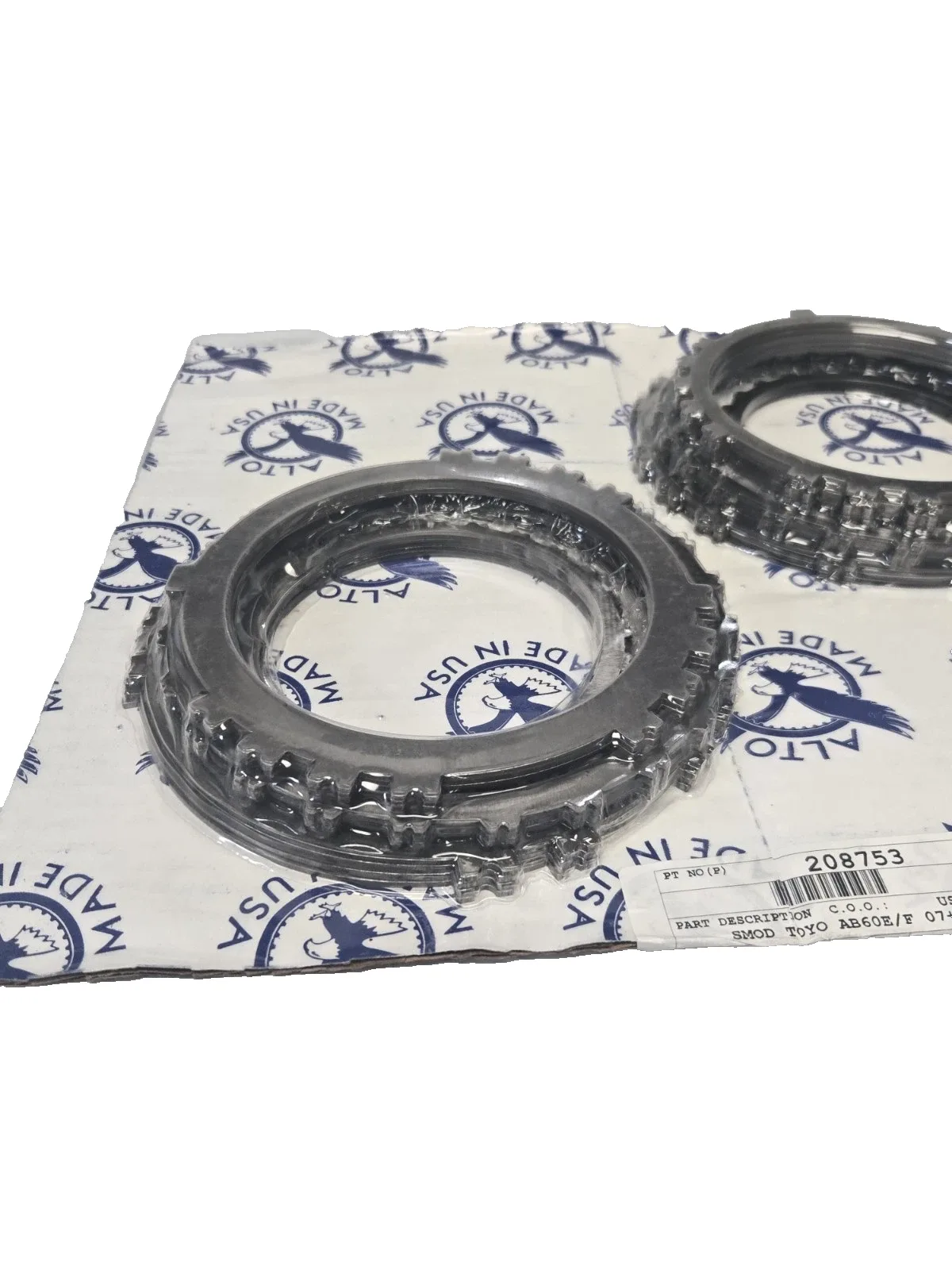 2007-ON Toyota AB60E/AB60F Steel Clutch Plates Kit by Alto image 4