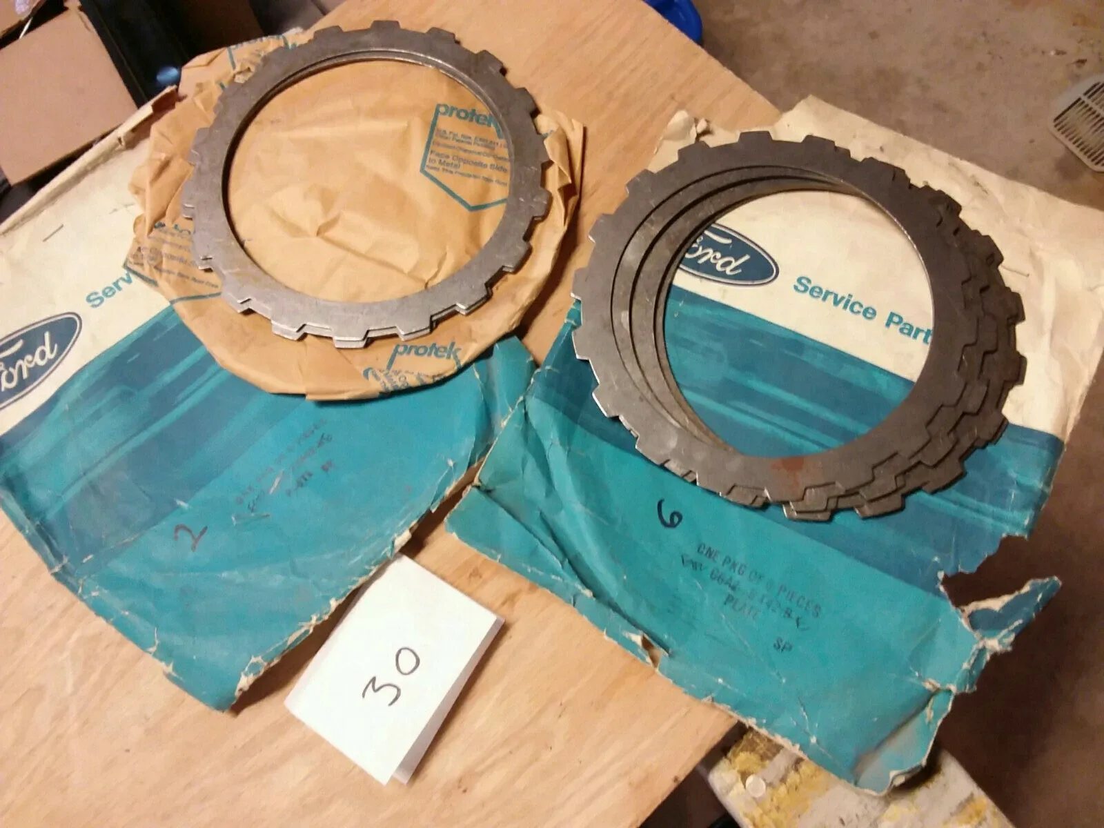 Ford C6 External Spline Clutch Plates C6AZ-7B442-B — Mustang & Torino